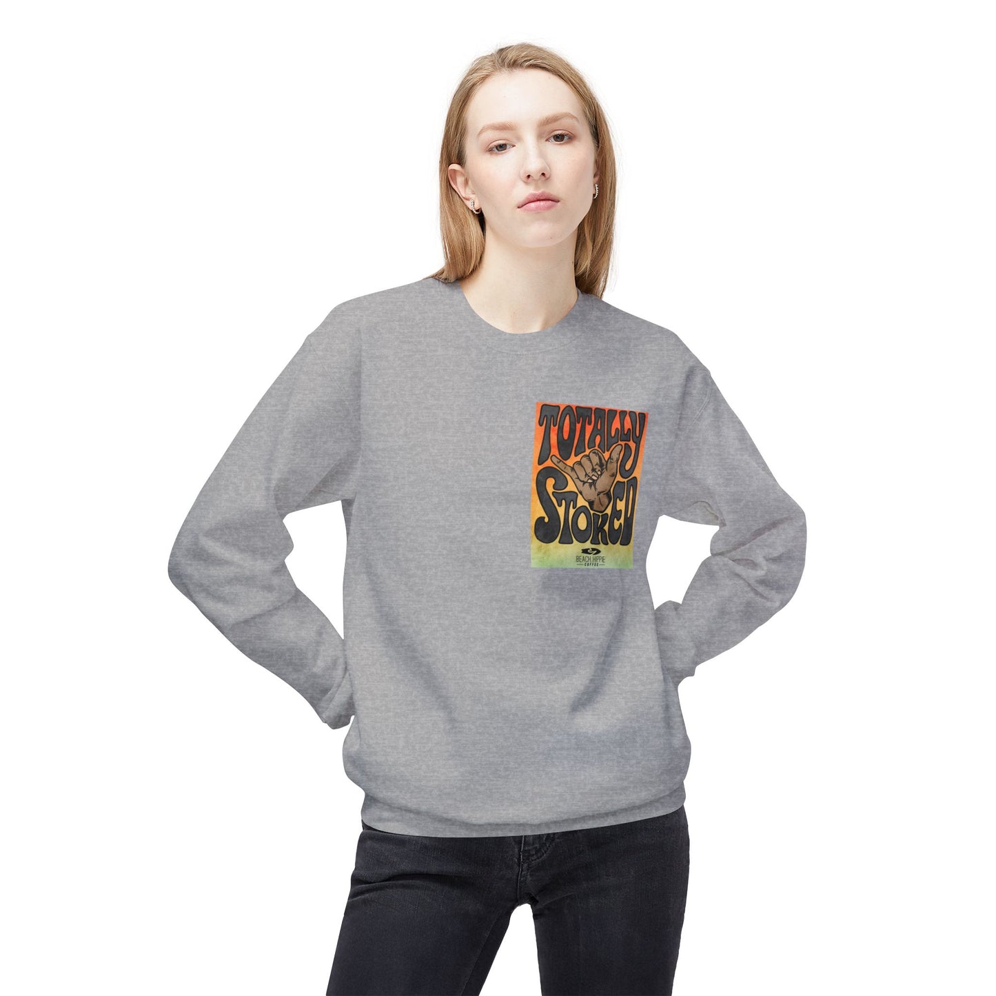 Totally Stoked Crewneck Sweatshirt