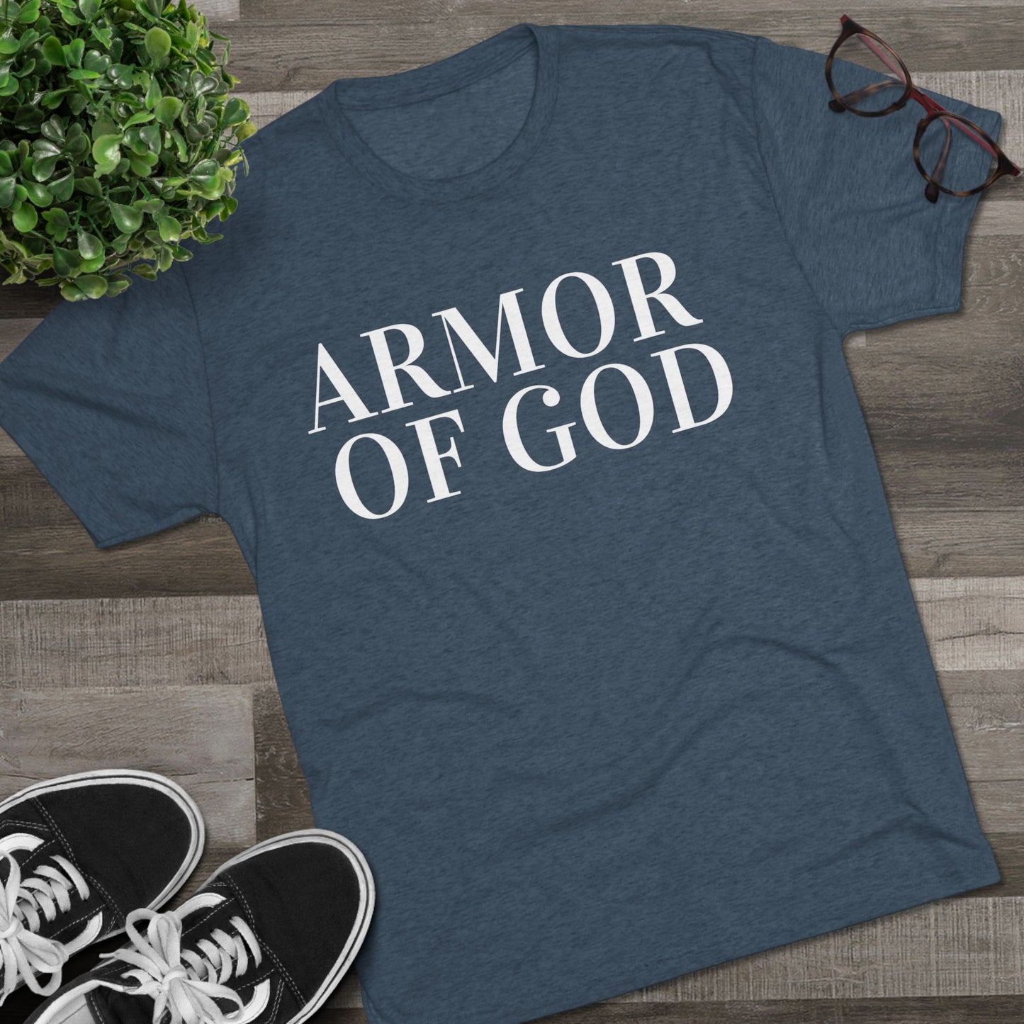 Faith Streetwear Crew Tee — "Remember God Is With You"