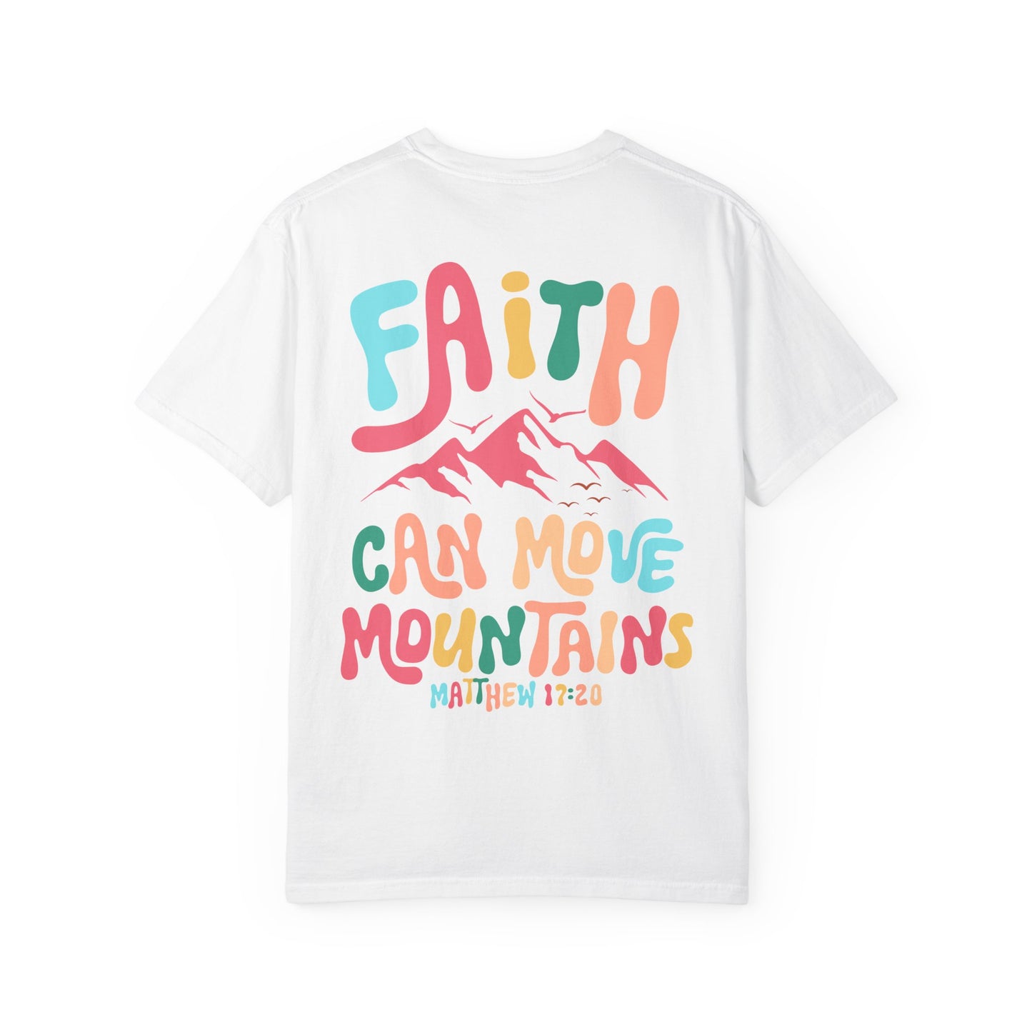 Beach Hippie Coffee Faith Can Move Mountains Tee
