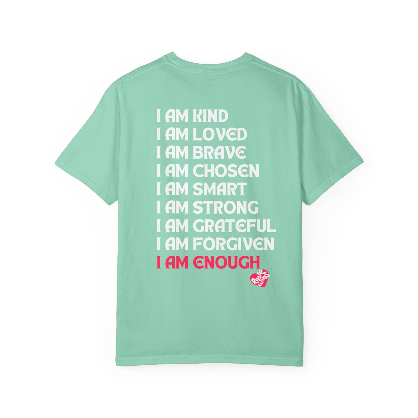 Beach Hippie Coffee T-Shirt - I Am Enough Graphic Tee