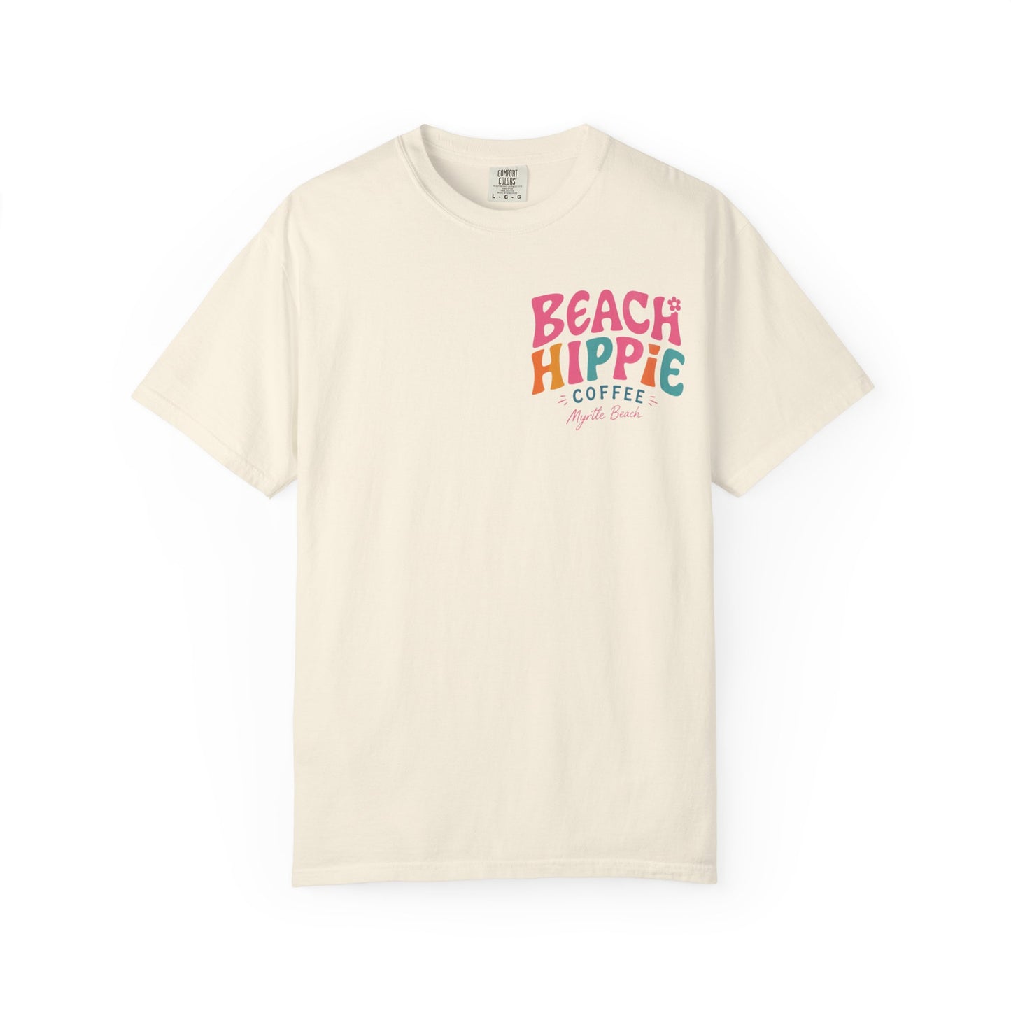 Beach Hippie T-Shirt — 'Beach Hippie Coffee' Vintage Surf Graphic Tee