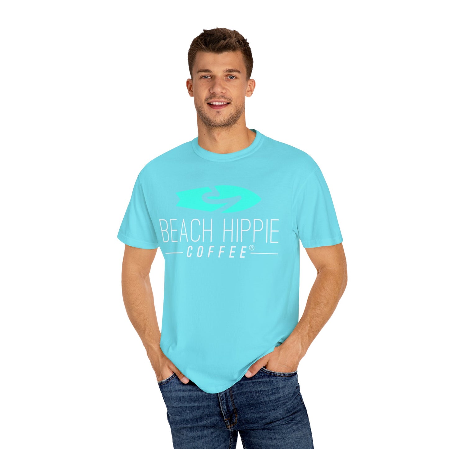 Definition of a Beach Hippie Bus T-Shirt | Unisex Garment-Dyed Tee, Casual Summer Shirt, Boho Style Top, Perfect for Beach Days, Music Festivals