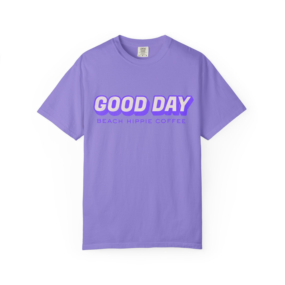 Good Day Graphic T-Shirt — "Today... I Am" Inspirational Beach Coffee Tee