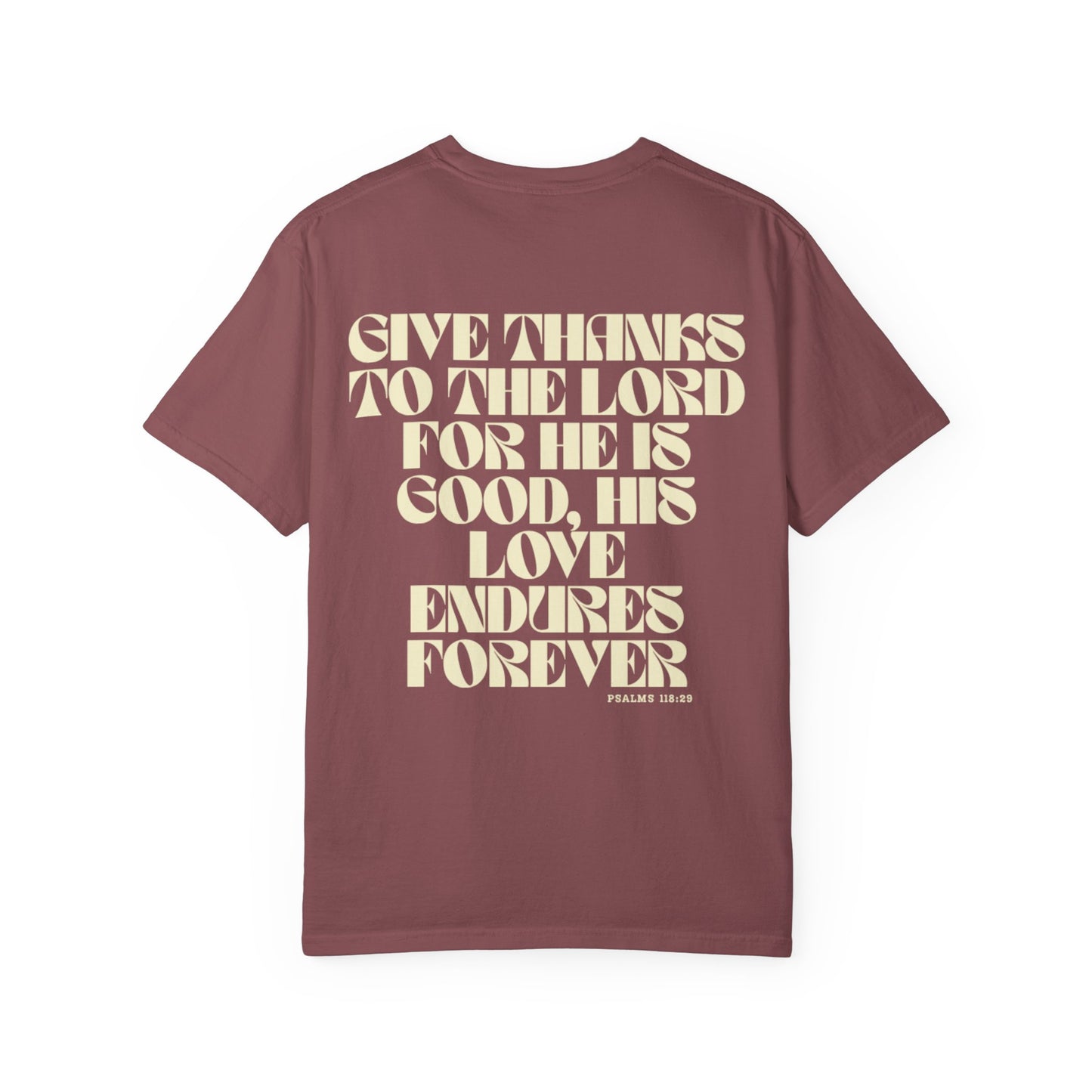 Christian Quote T-Shirt — “Love Never Ends” Inspirational Faith Tee