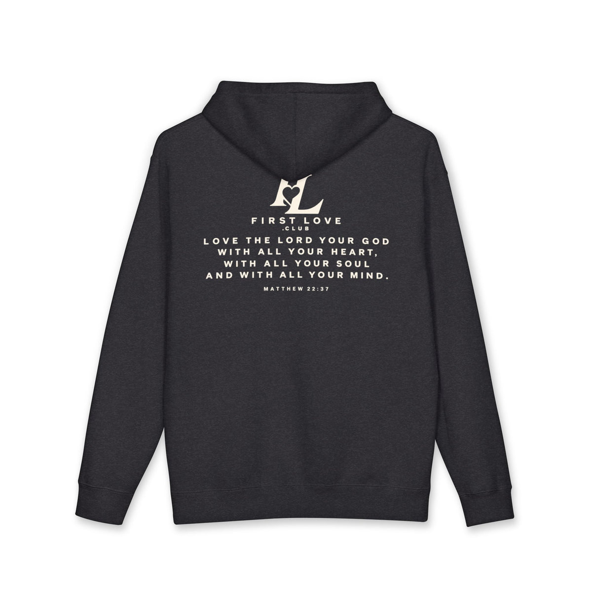 First Love Club Hoodie — Retro Monogram Pullover