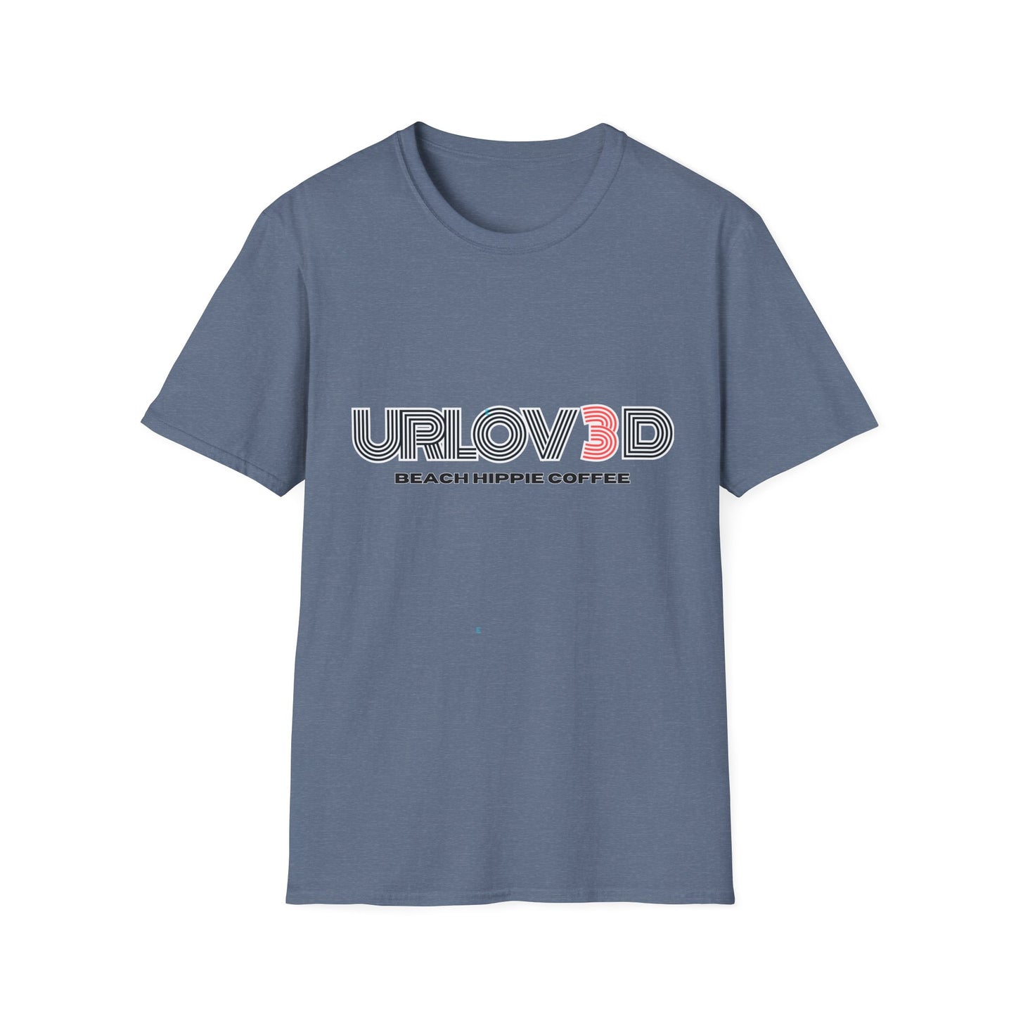 URLOV3D Beach Hippie Coffee T-Shirt