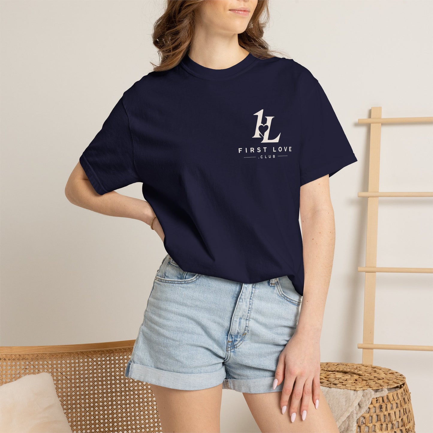 First Love Mountain T-Shirt — "Greater Is He" Christian Faith Tee