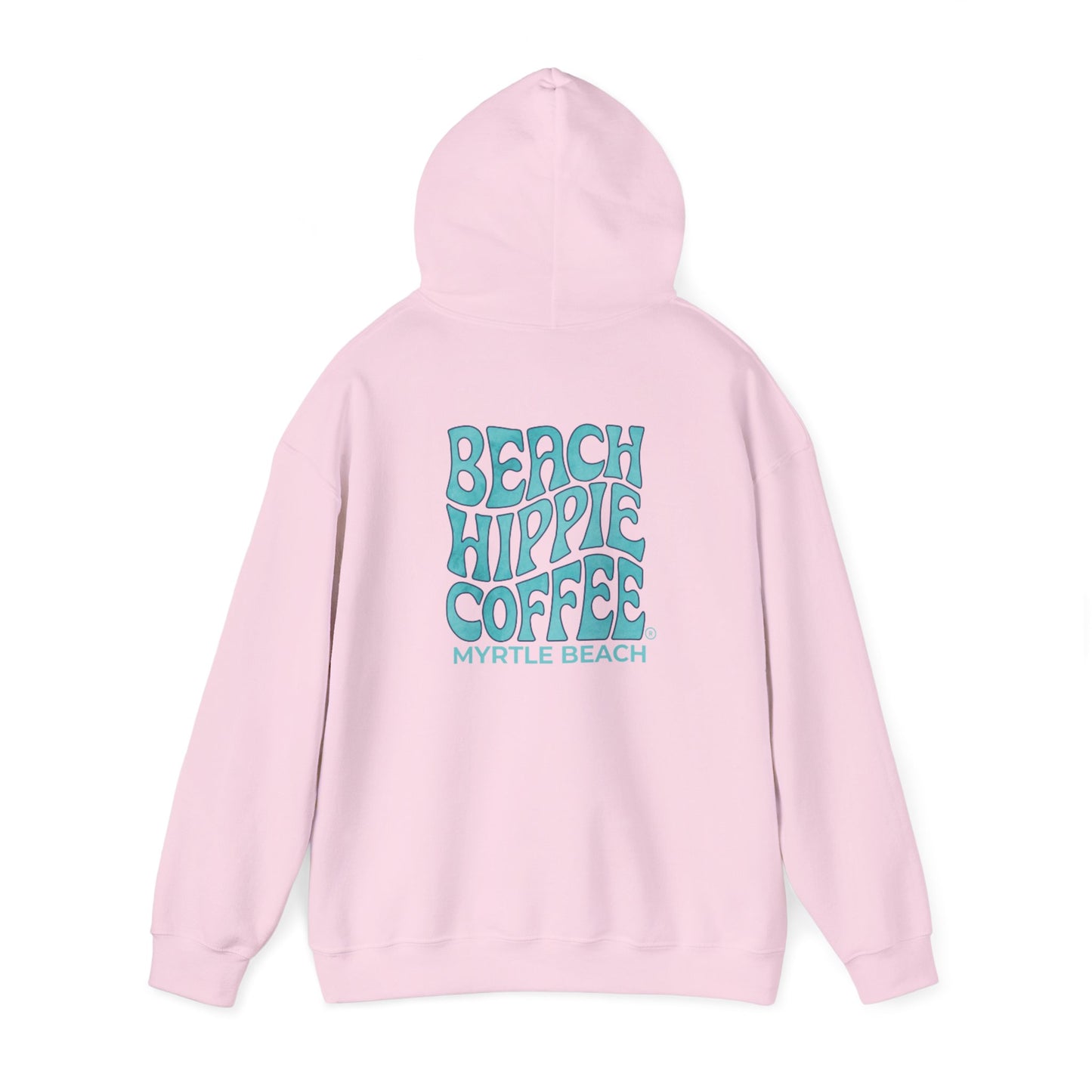 Beach Hippie Coffee Hoodie — "Toasted" Graphic Myrtle Beach Coffee Shop Sweatshirt