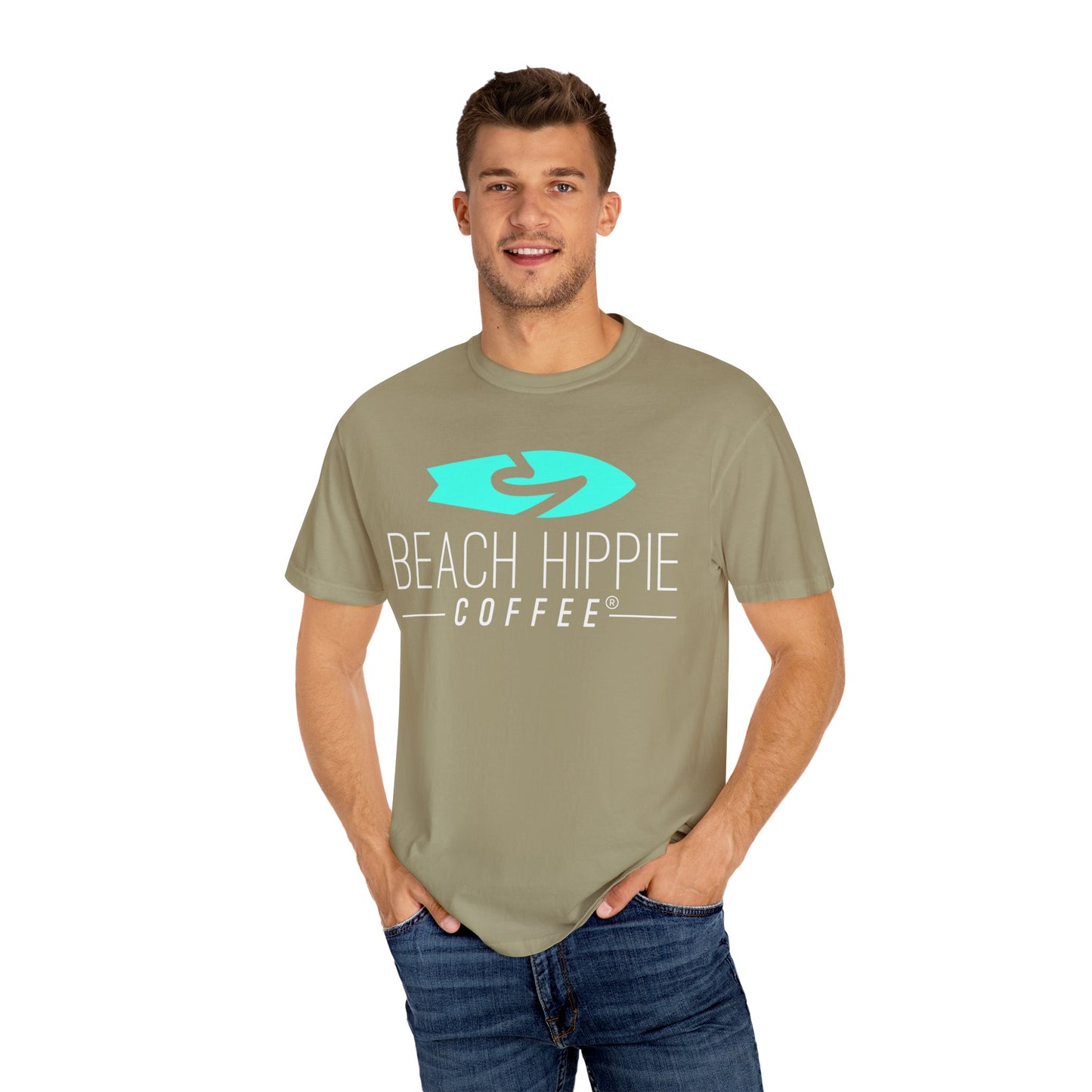 Definition of a Beach Hippie Bus T-Shirt | Unisex Garment-Dyed Tee, Casual Summer Shirt, Boho Style Top, Perfect for Beach Days, Music Festivals