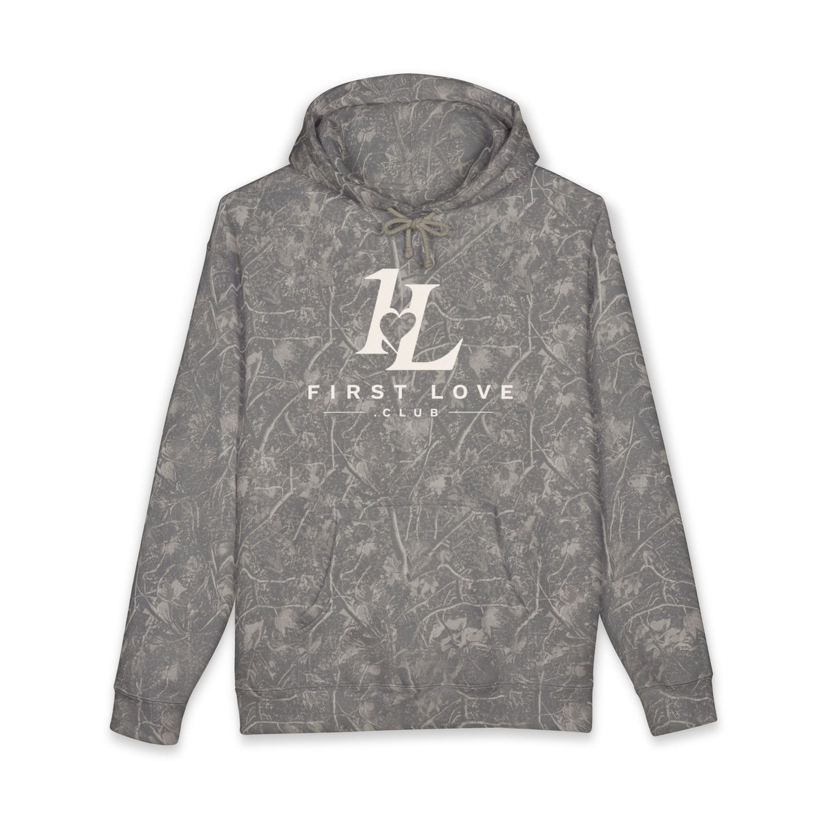 First Love Club Hoodie — Retro Monogram Pullover