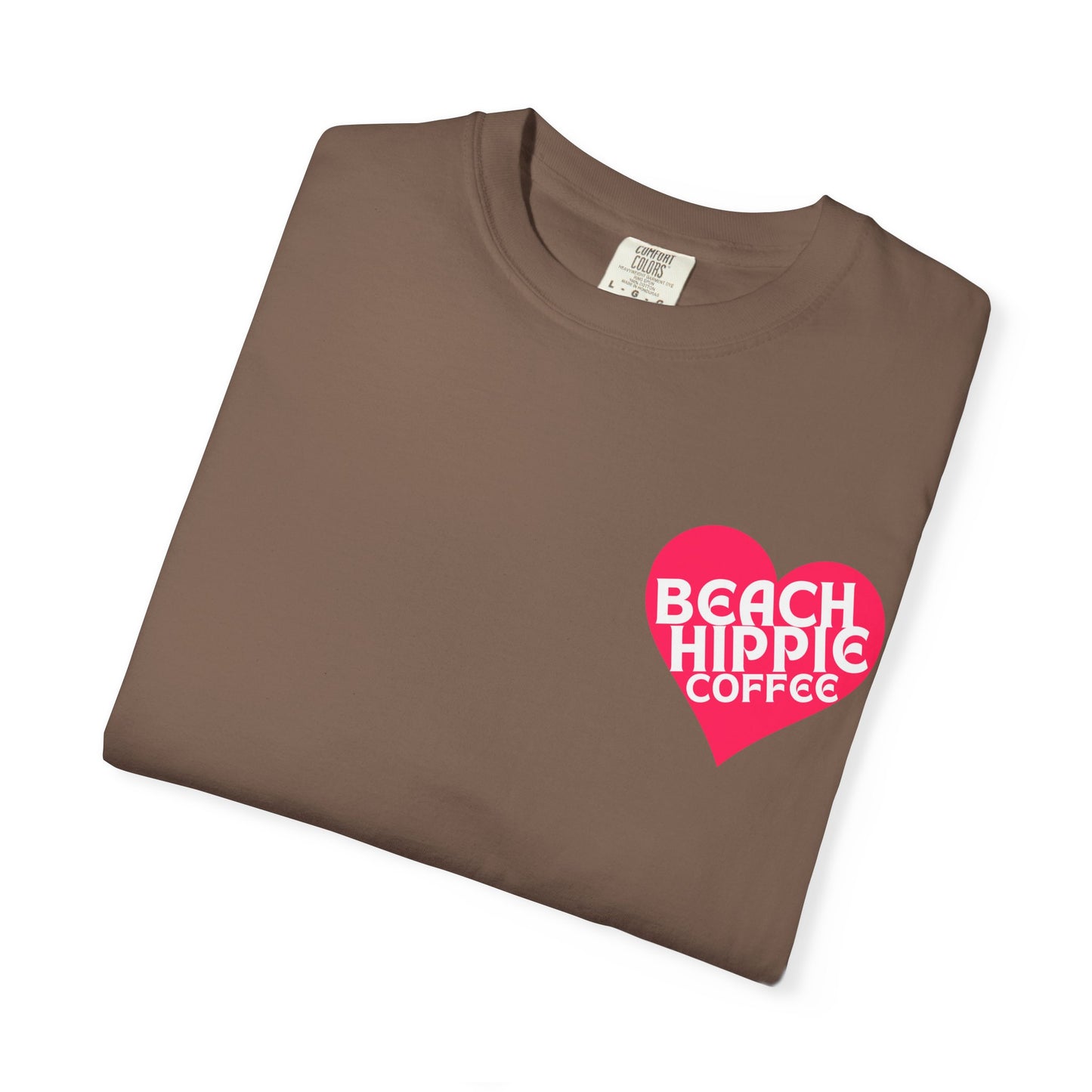 Beach Hippie Coffee T-Shirt - I Am Enough Graphic Tee