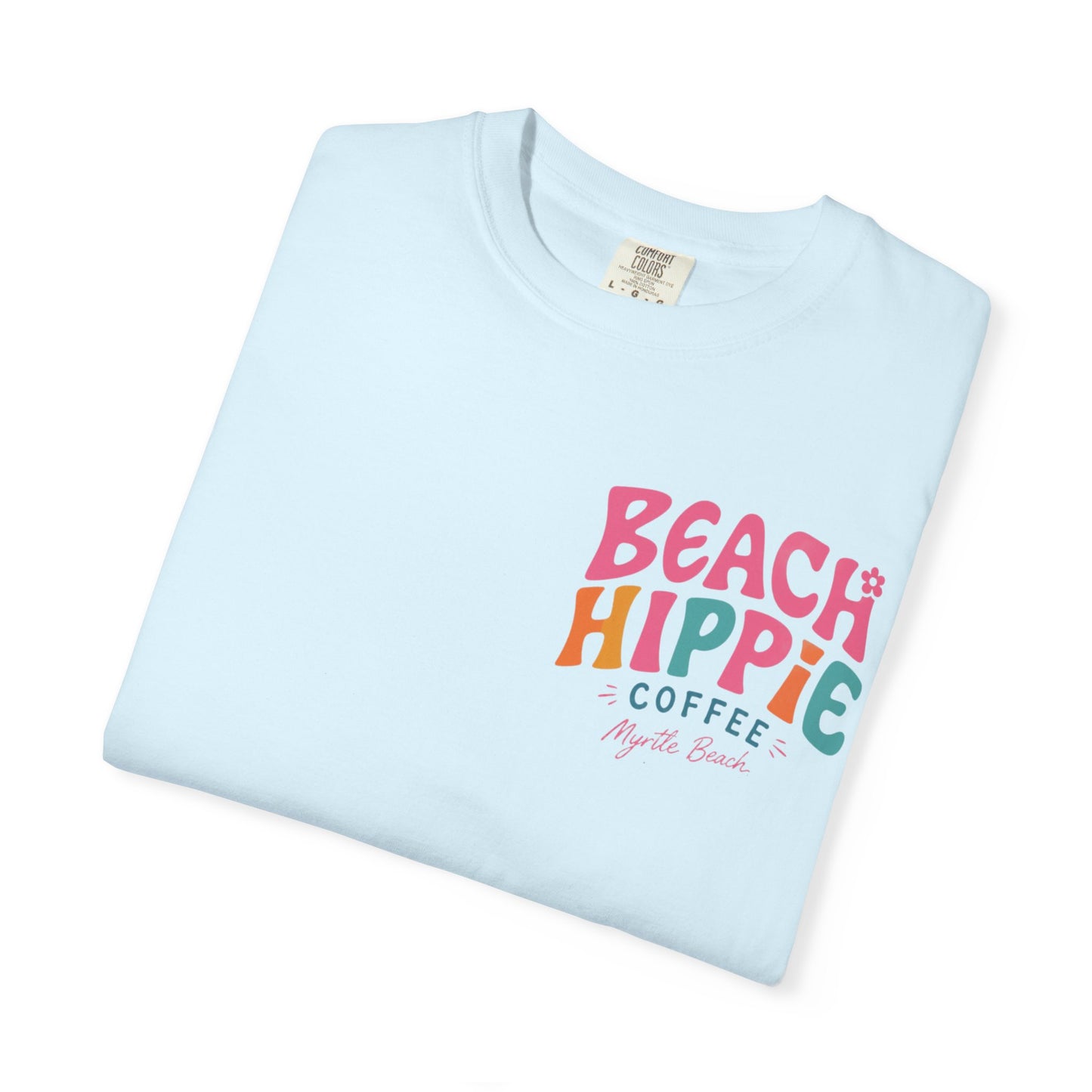 Beach Hippie T-Shirt — 'Beach Hippie Coffee' Vintage Surf Graphic Tee