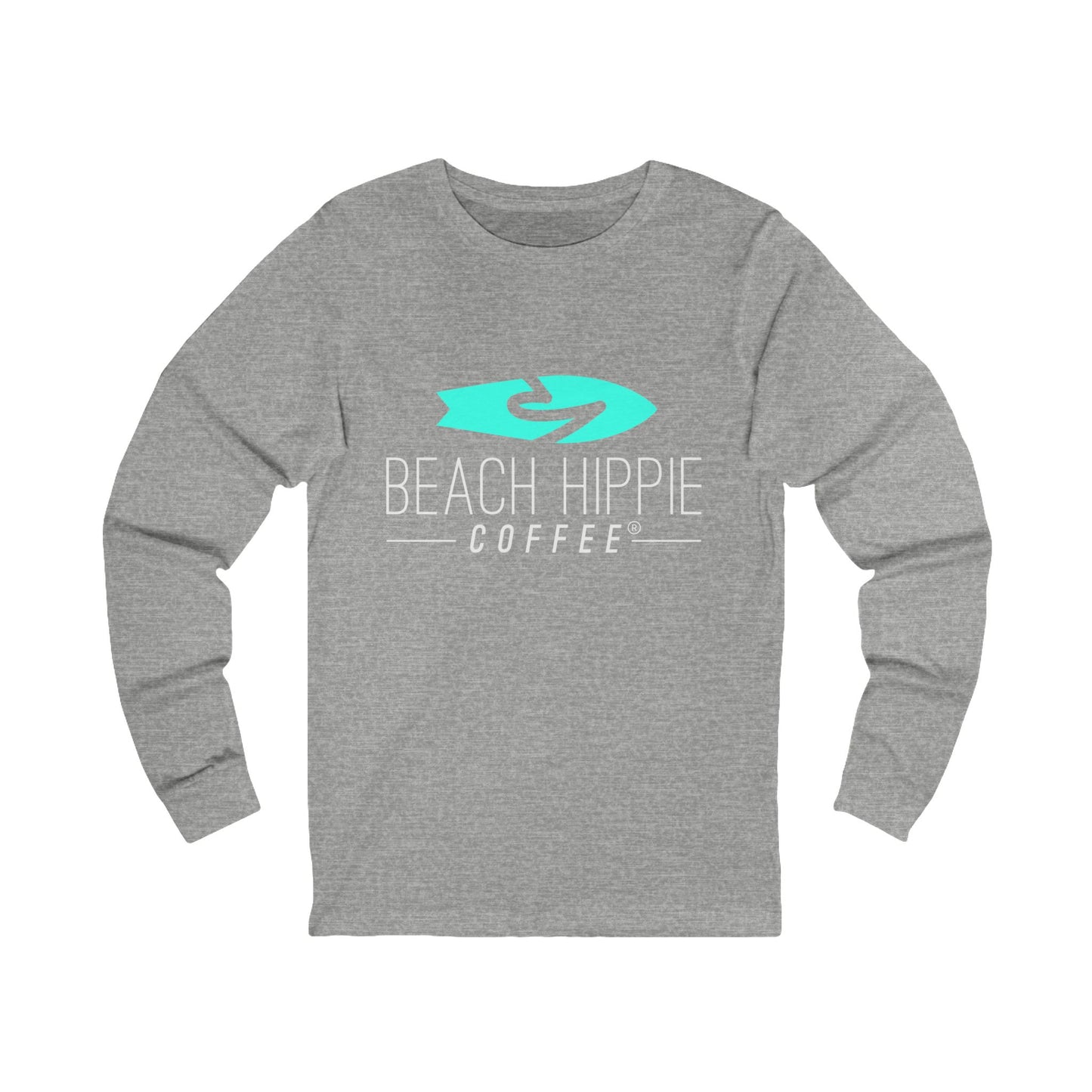 Live Your Best Life with Beach Hippie Coffee- Jersey Long Sleeve Tee