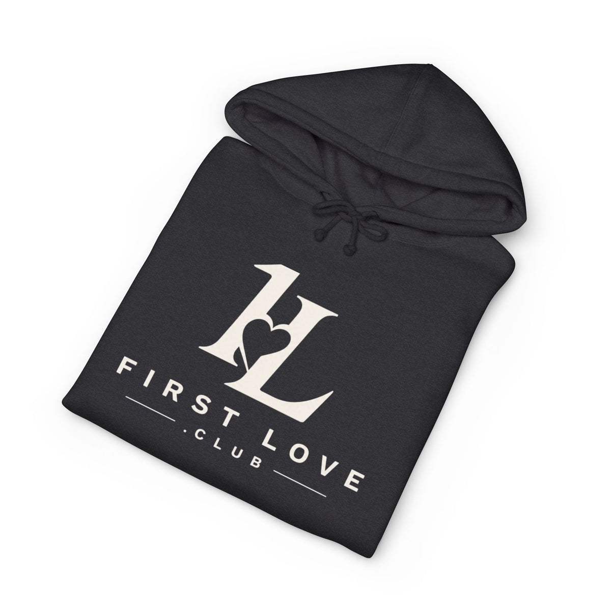First Love Club Hoodie — Retro Monogram Pullover