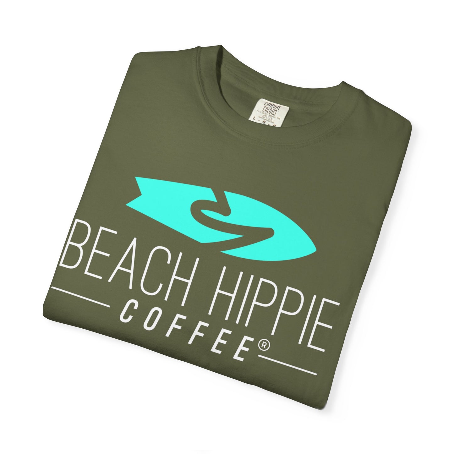 Definition of a Beach Hippie Bus T-Shirt | Unisex Garment-Dyed Tee, Casual Summer Shirt, Boho Style Top, Perfect for Beach Days, Music Festivals