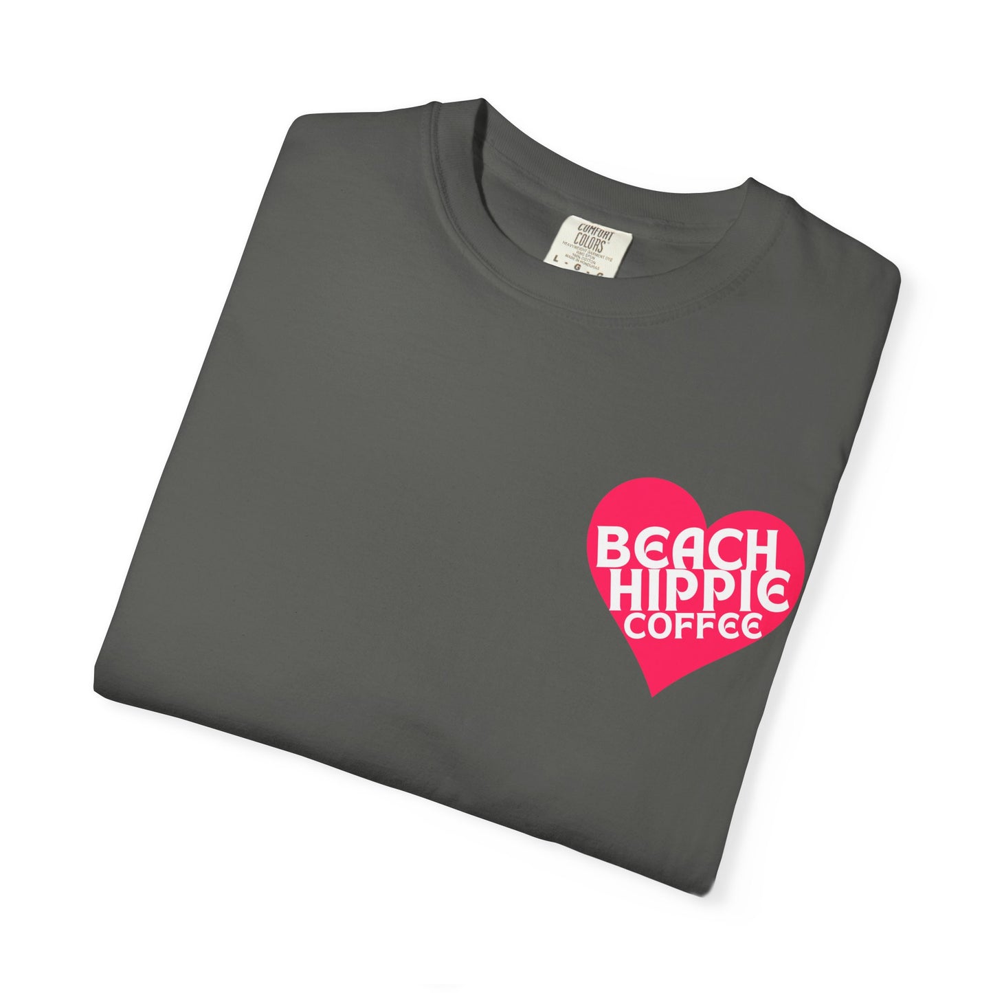 Beach Hippie Coffee T-Shirt - I Am Enough Graphic Tee