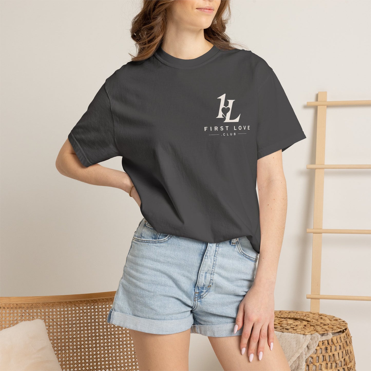 First Love Mountain T-Shirt — "Greater Is He" Christian Faith Tee