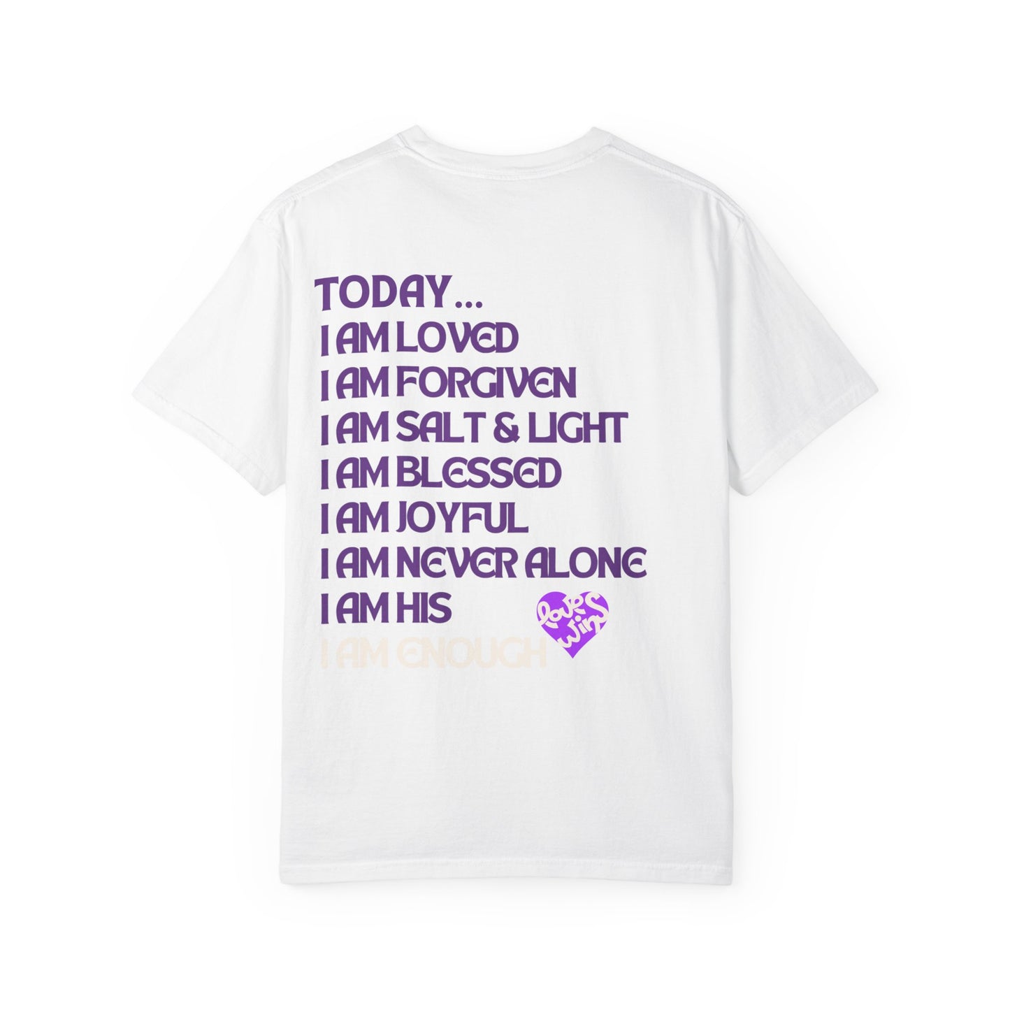 Good Day Graphic T-Shirt — "Today... I Am" Inspirational Beach Coffee Tee
