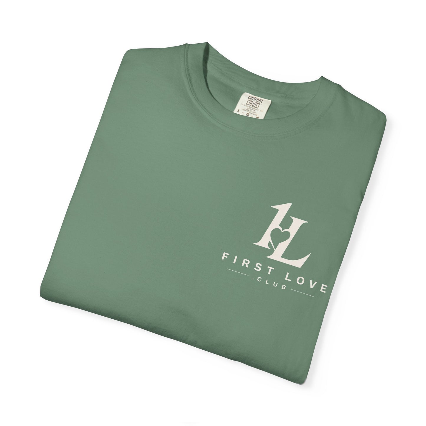 First Love Mountain T-Shirt — "Greater Is He" Christian Faith Tee