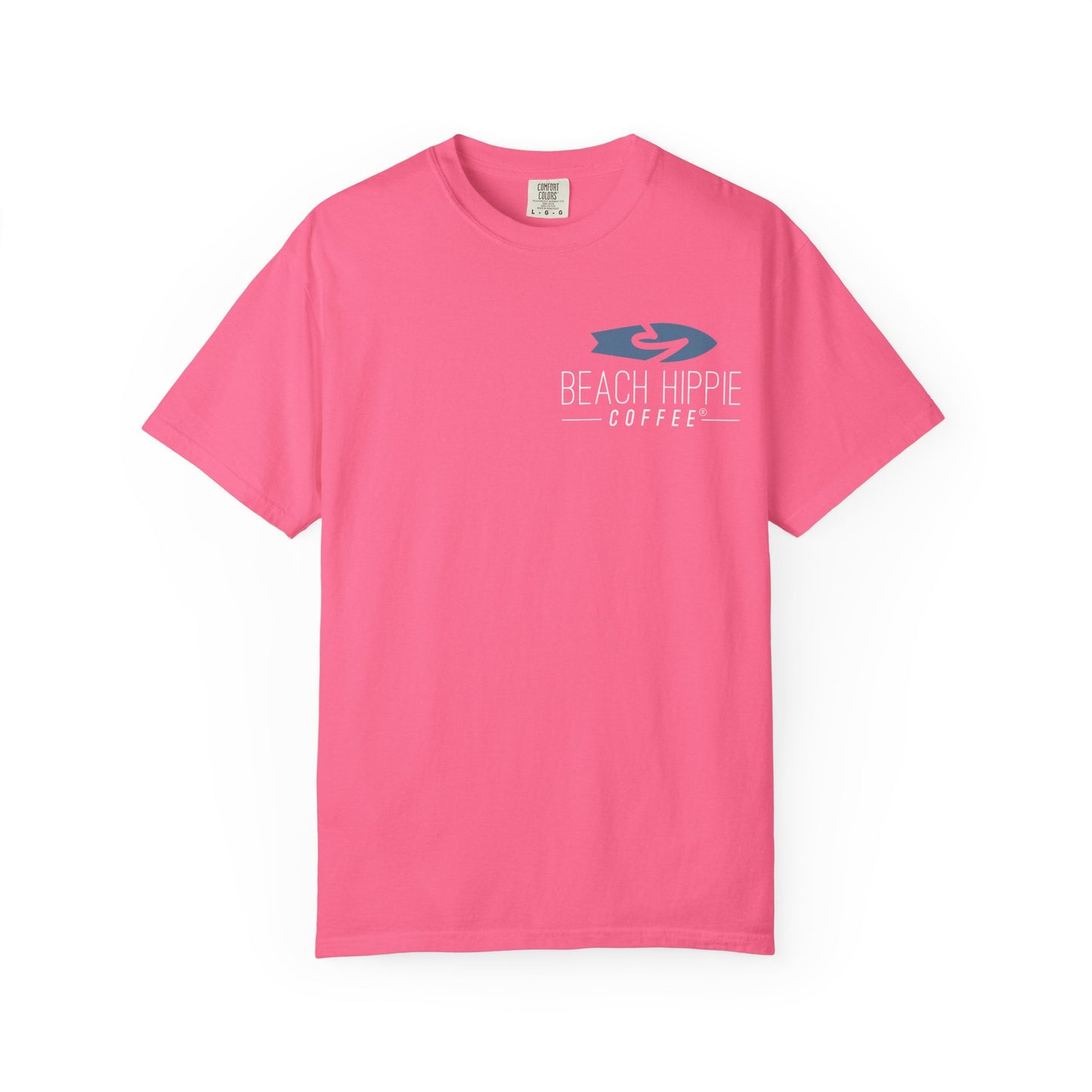 Beach Hippie T-Shirt — 'Beach Hippie Coffee' Vintage VW Van Myrtle Beach Tee