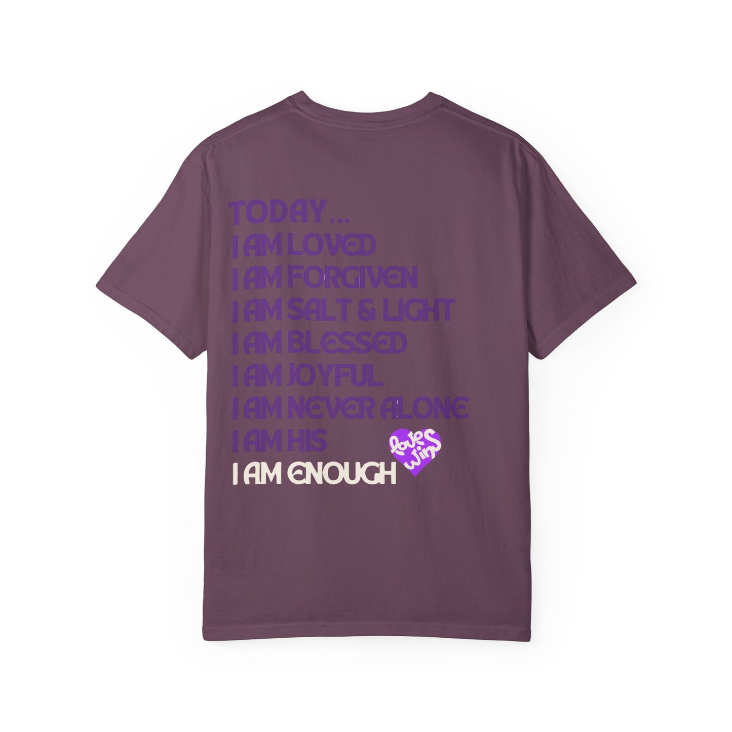 Good Day Graphic T-Shirt — "Today... I Am" Inspirational Beach Coffee Tee