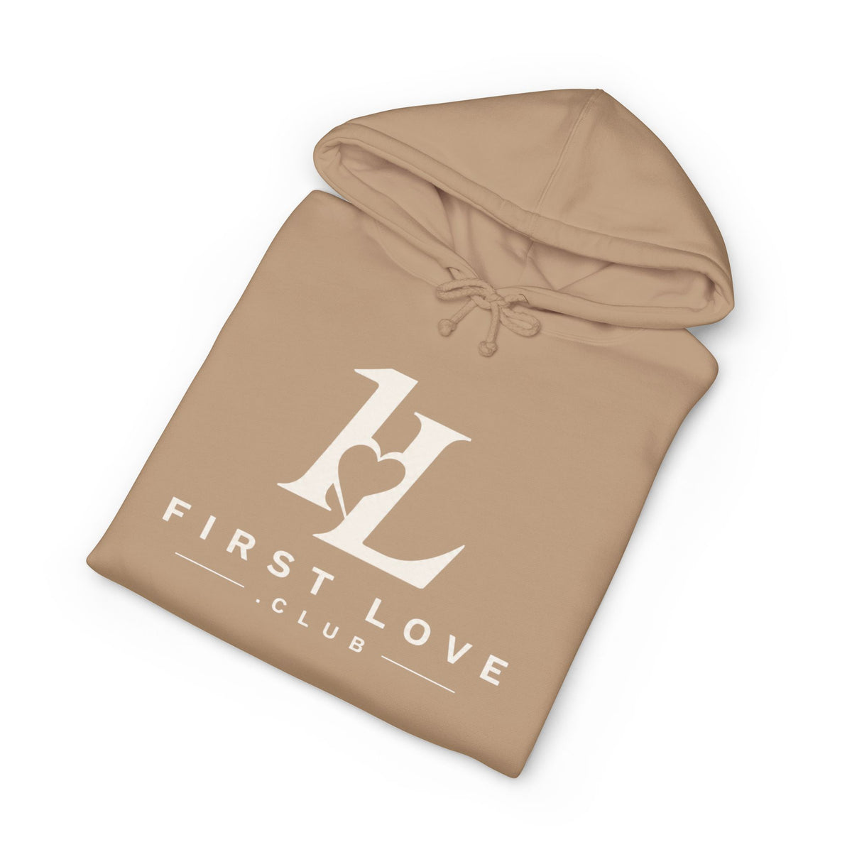 First Love Club Hoodie — Retro Monogram Pullover