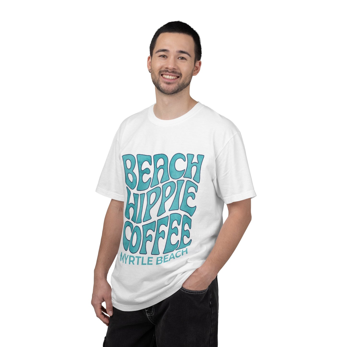 Beach Hippie Coffee T-Shirt — Myrtle Beach He Brings Dry Bones To Life