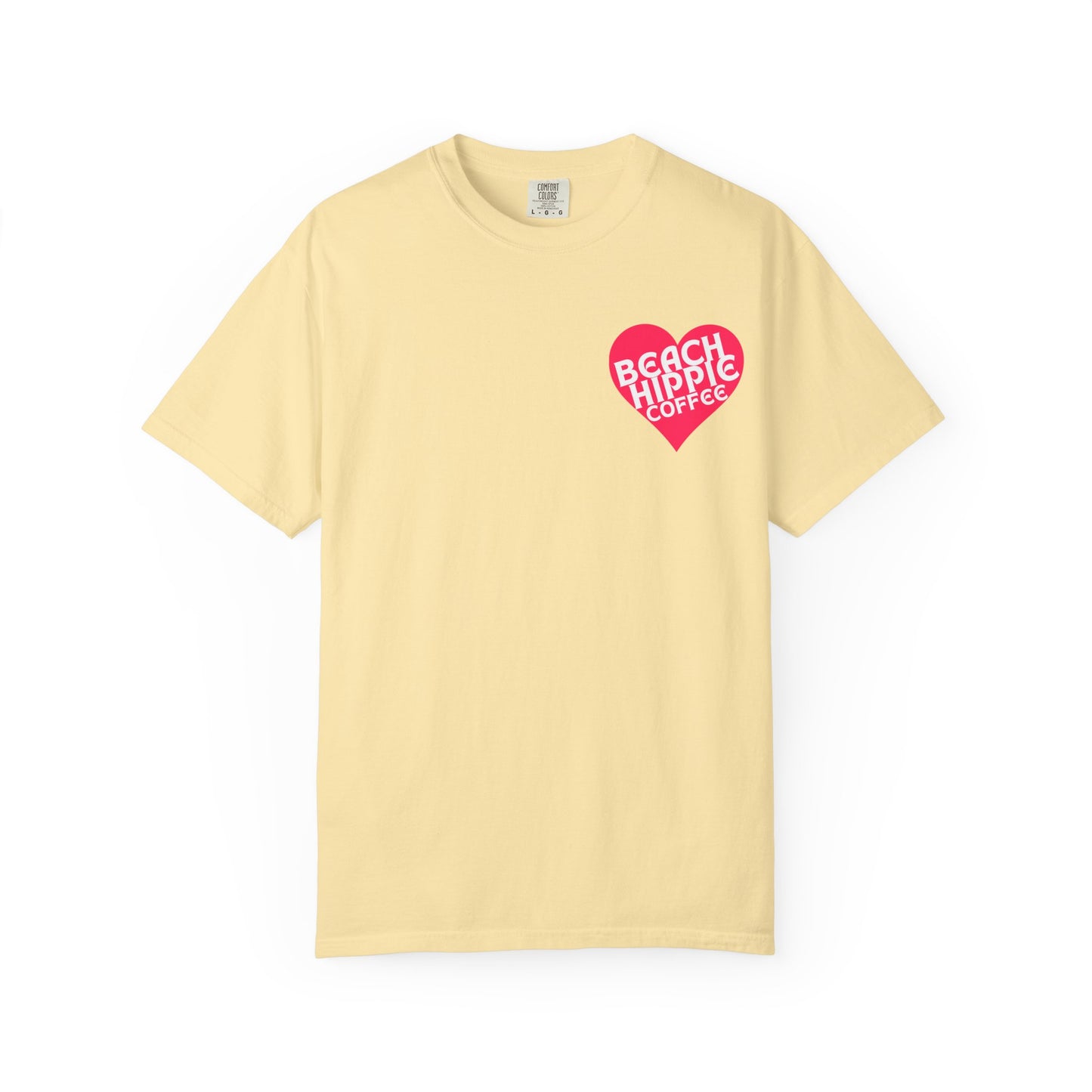 Beach Hippie Coffee T-Shirt - I Am Enough Graphic Tee