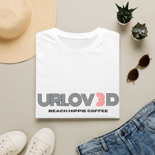 URLOV3D Beach Hippie Coffee T-Shirt