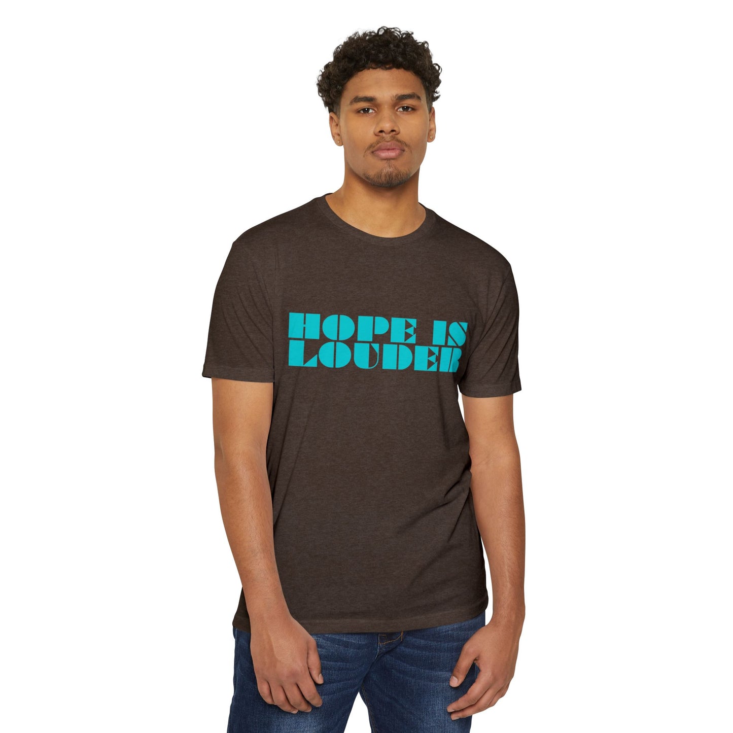 Hope Is Louder Beach Coffee T-Shirt