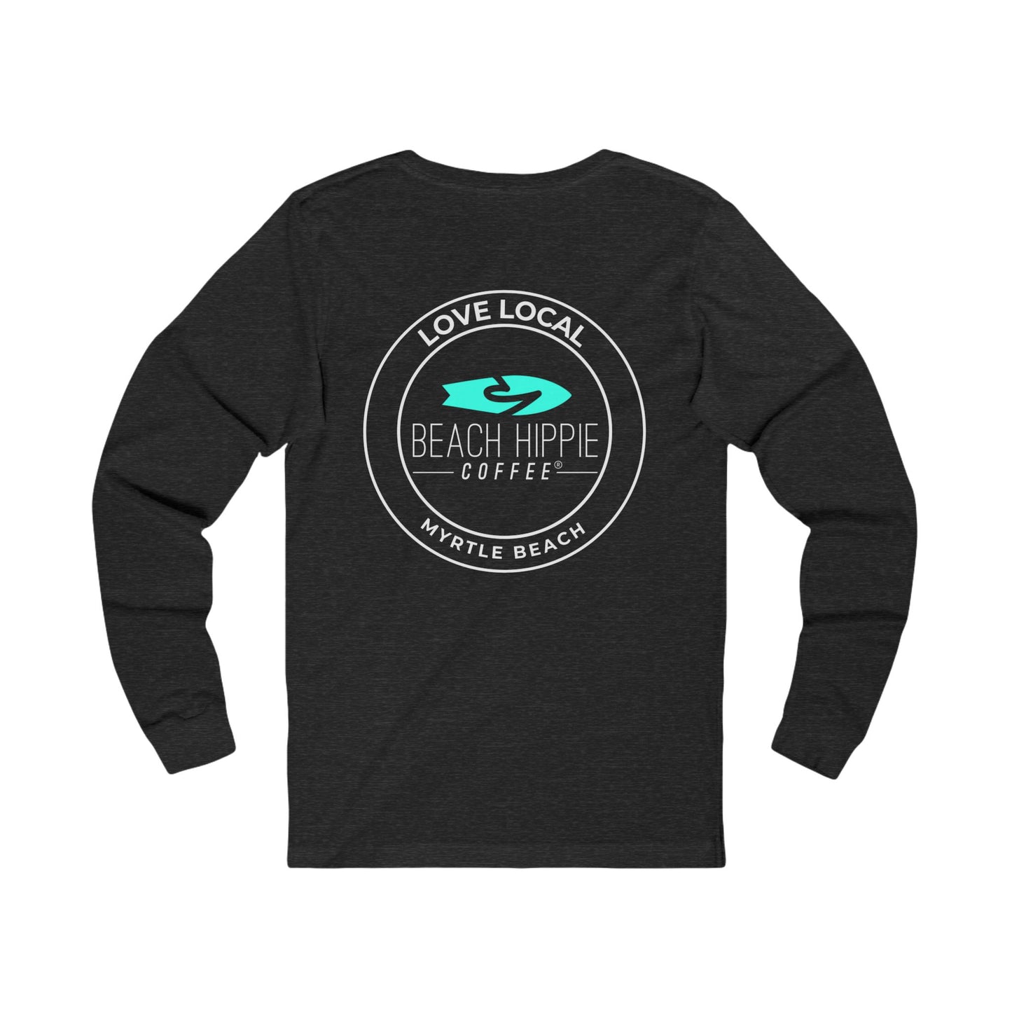 Live Your Best Life with Beach Hippie Coffee- Jersey Long Sleeve Tee
