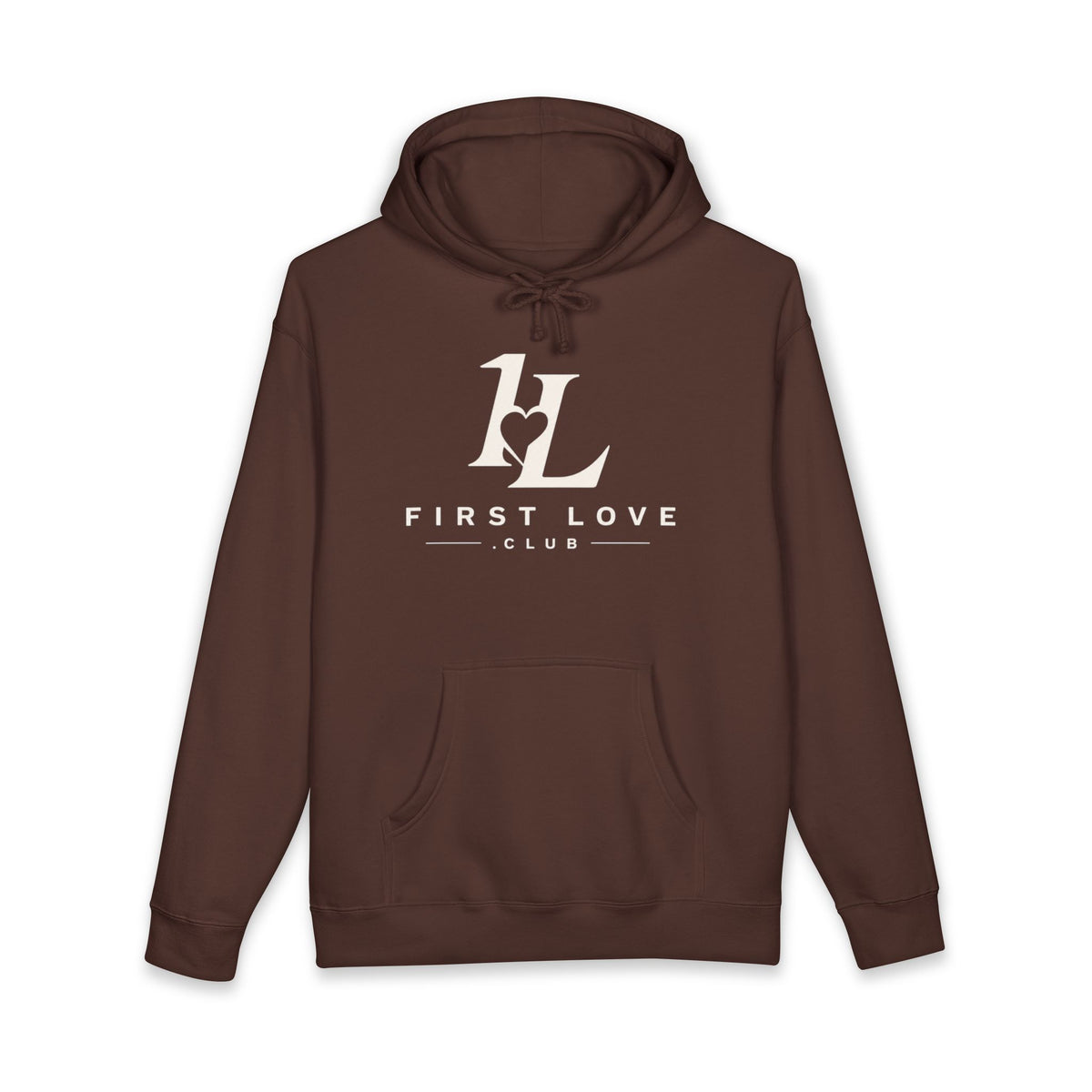 First Love Club Hoodie — Retro Monogram Pullover