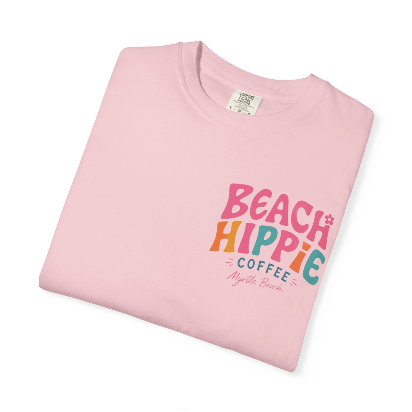 Beach Hippie T-Shirt — 'Beach Hippie Coffee' Vintage Surf Graphic Tee