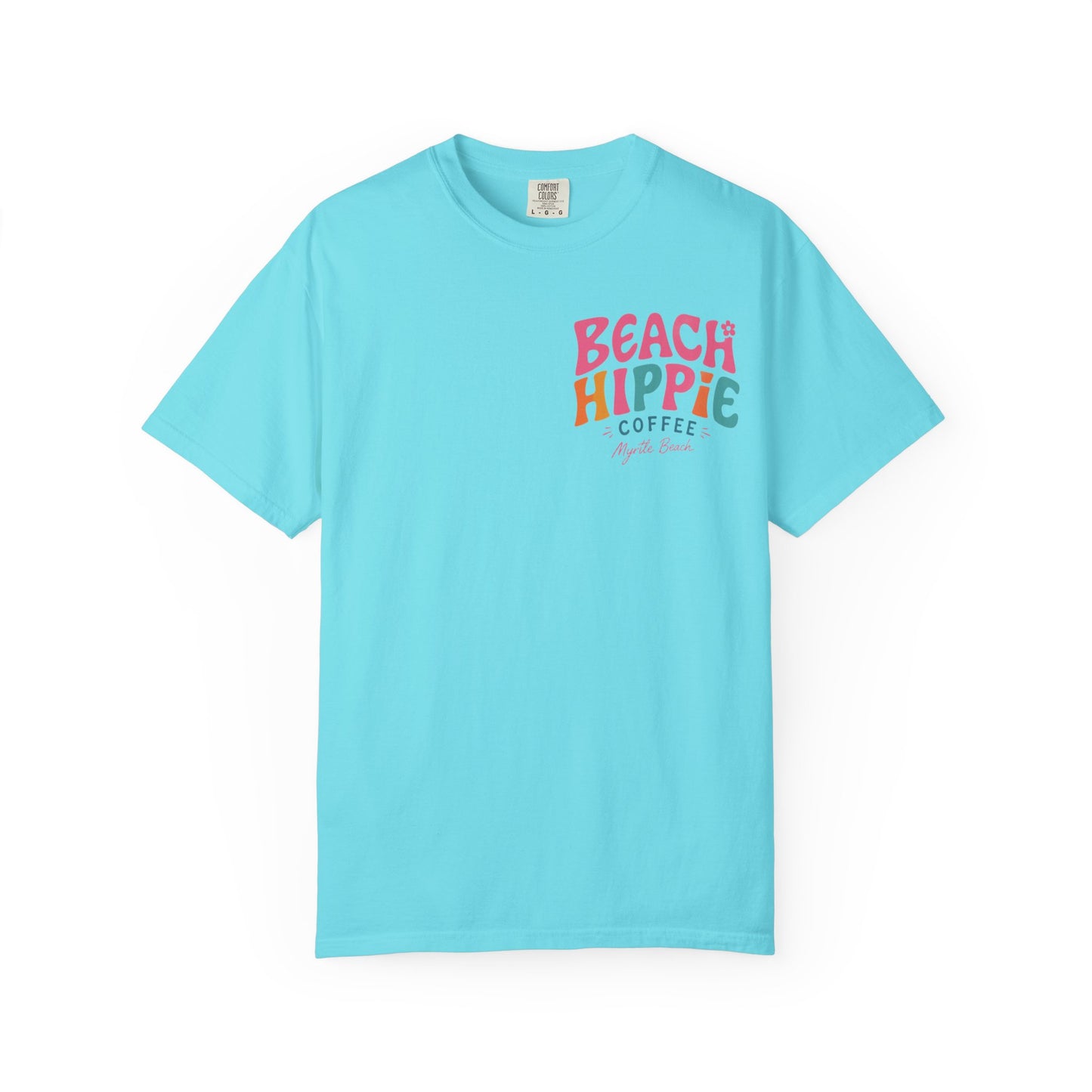 Beach Hippie T-Shirt — 'Beach Hippie Coffee' Vintage Surf Graphic Tee
