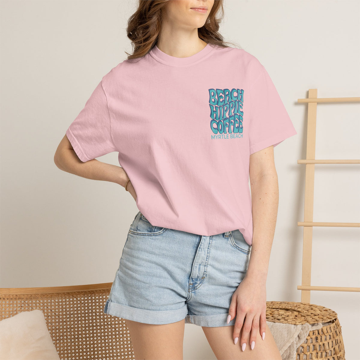 Unisex Beach Coffee & Dog Lovers T-Shirt - Life is Greater with Unconditional Love