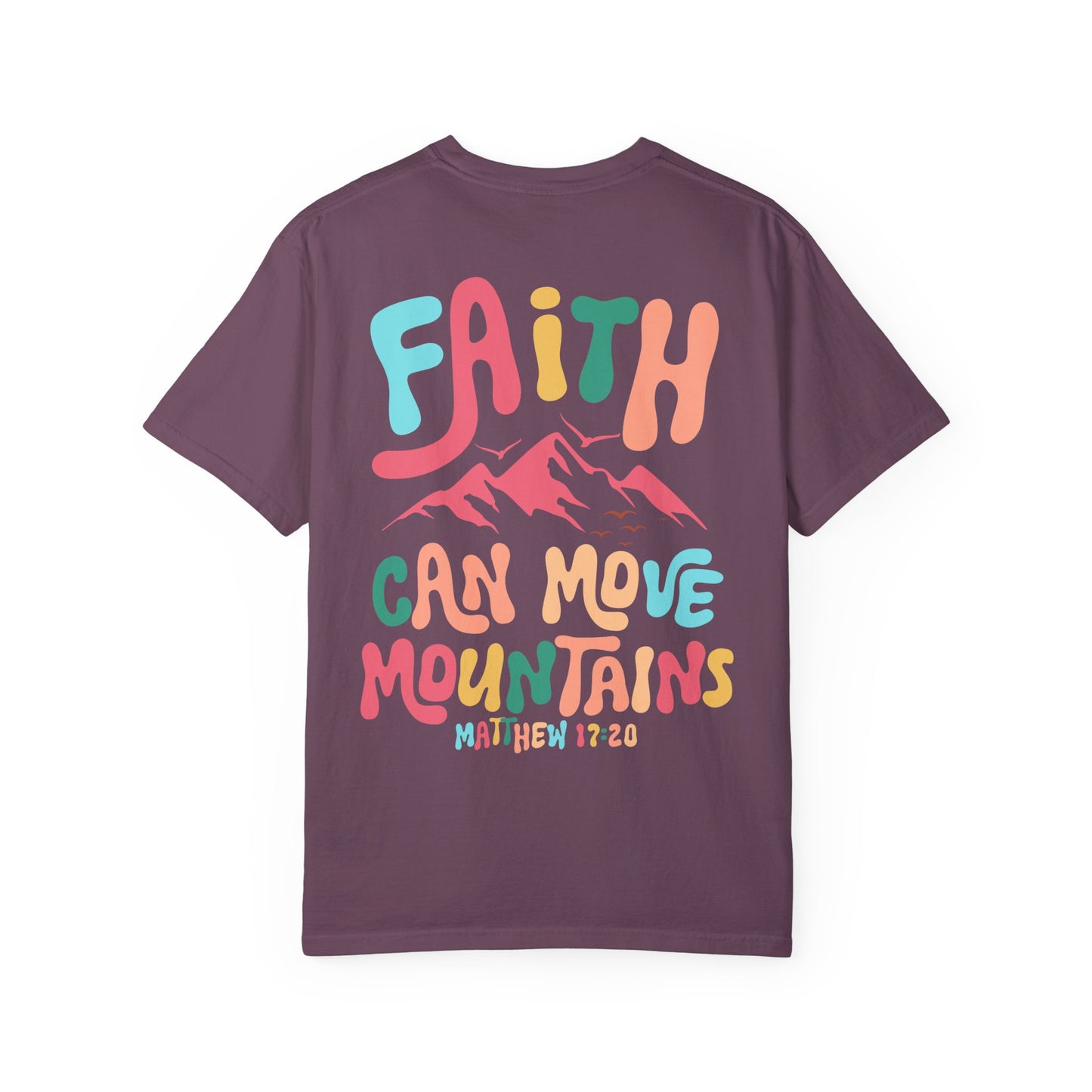 Beach Hippie Coffee Faith Can Move Mountains Tee