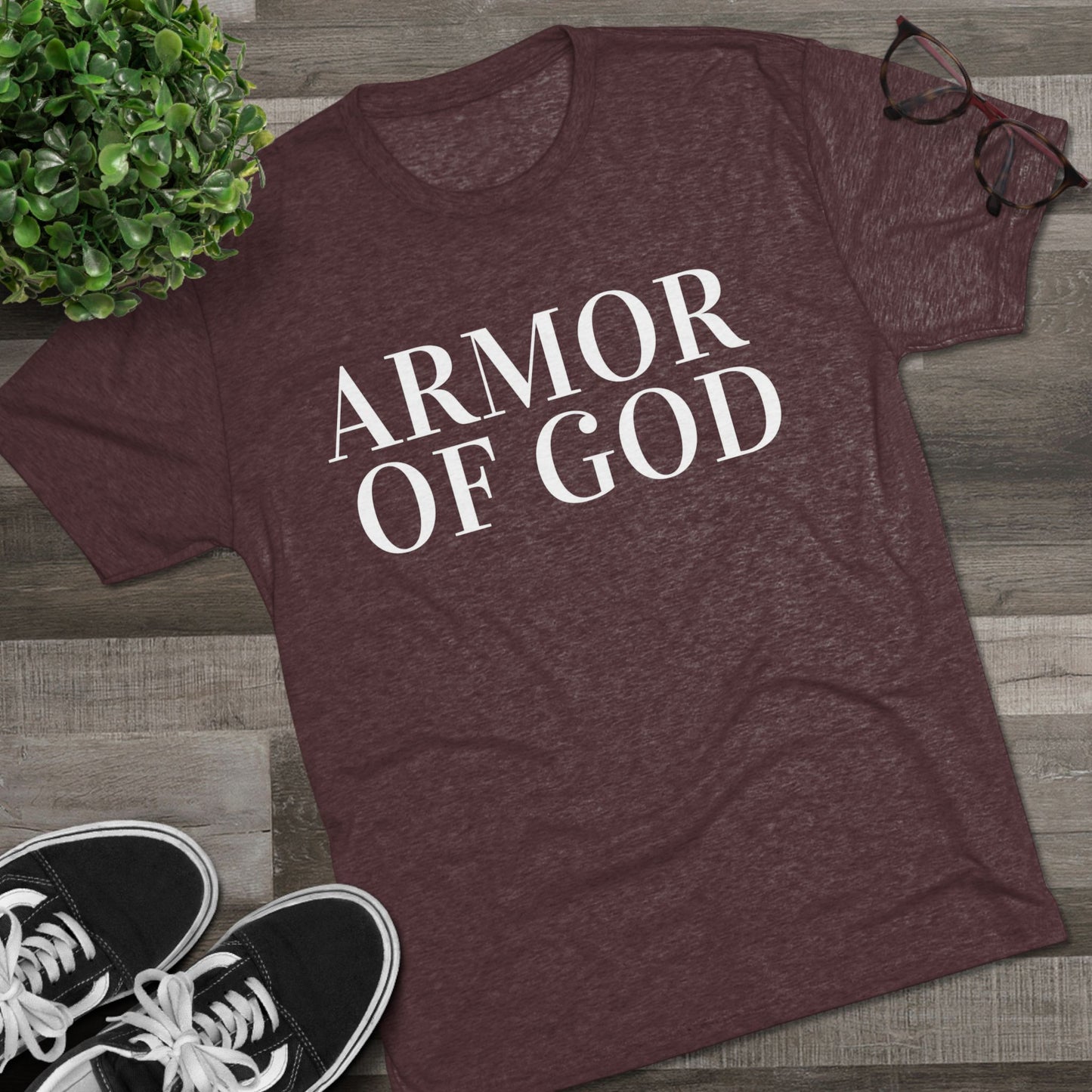 Faith Streetwear Crew Tee — "Remember God Is With You"