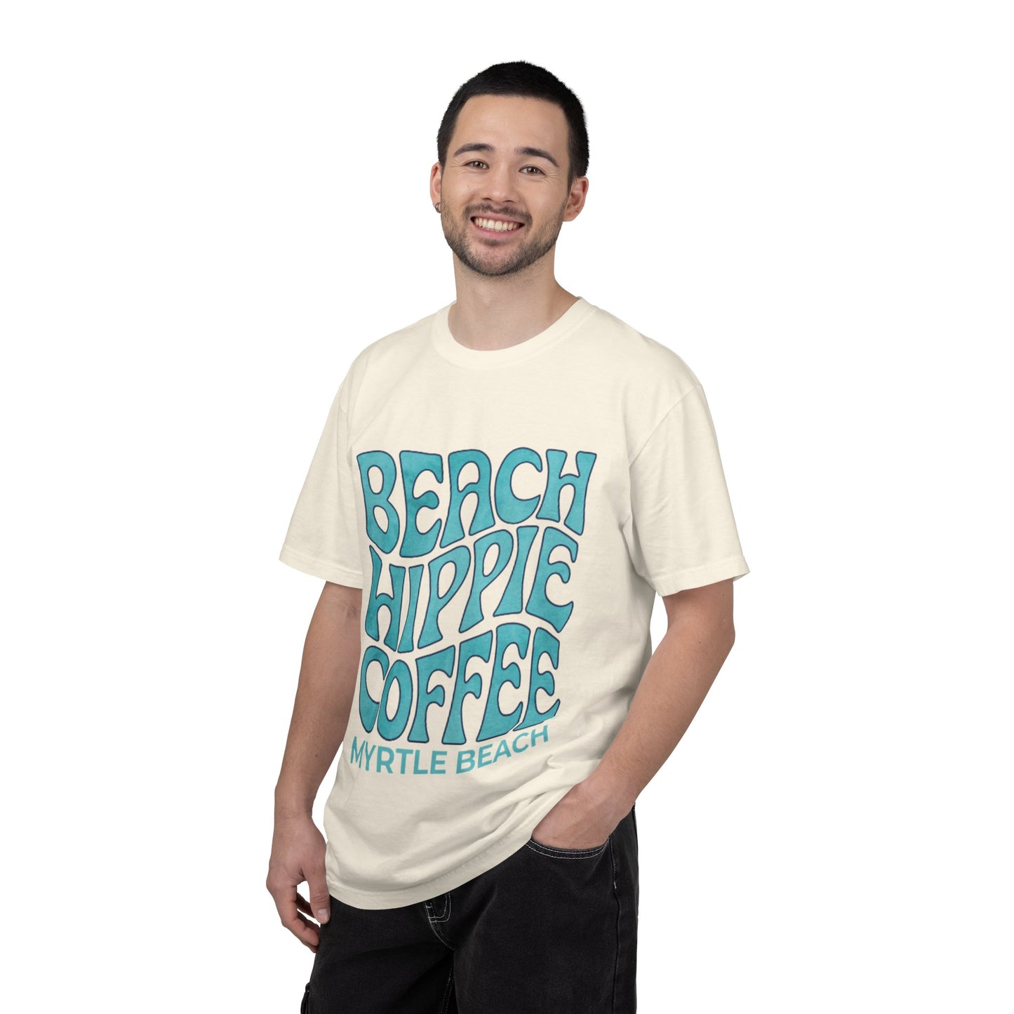 Beach Hippie Coffee T-Shirt — Myrtle Beach He Brings Dry Bones To Life