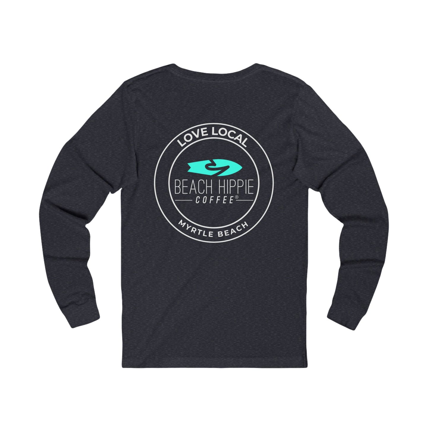 Live Your Best Life with Beach Hippie Coffee- Jersey Long Sleeve Tee