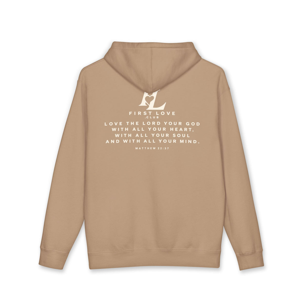 First Love Club Hoodie — Retro Monogram Pullover