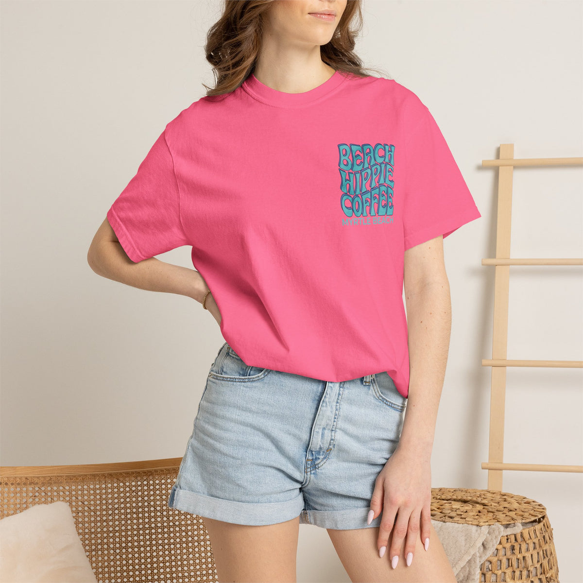 Unisex Beach Coffee & Dog Lovers T-Shirt - Life is Greater with Unconditional Love