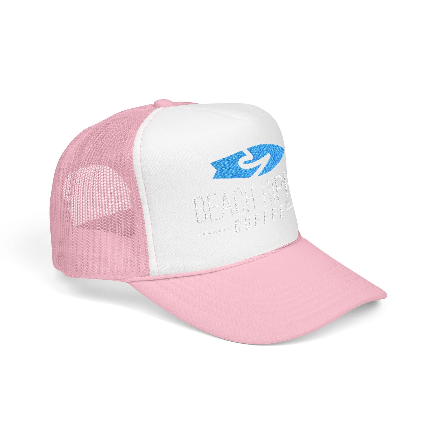 Beach Hippie Embroidered Foam Trucker Hat, Perfect Gift for Beach Lovers, Summer Festivals, Casual Outings, Outdoor Adventures, [...]