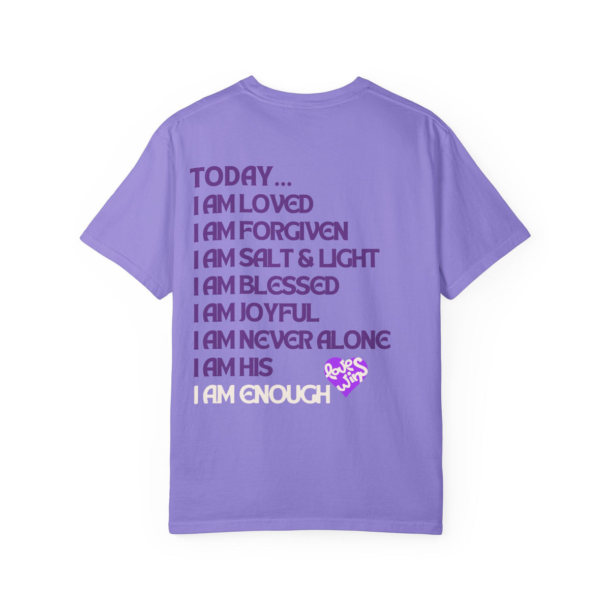 Good Day Graphic T-Shirt — "Today... I Am" Inspirational Beach Coffee Tee