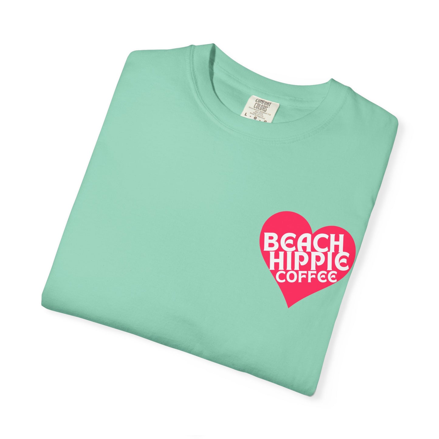 Beach Hippie Coffee T-Shirt - I Am Enough Graphic Tee