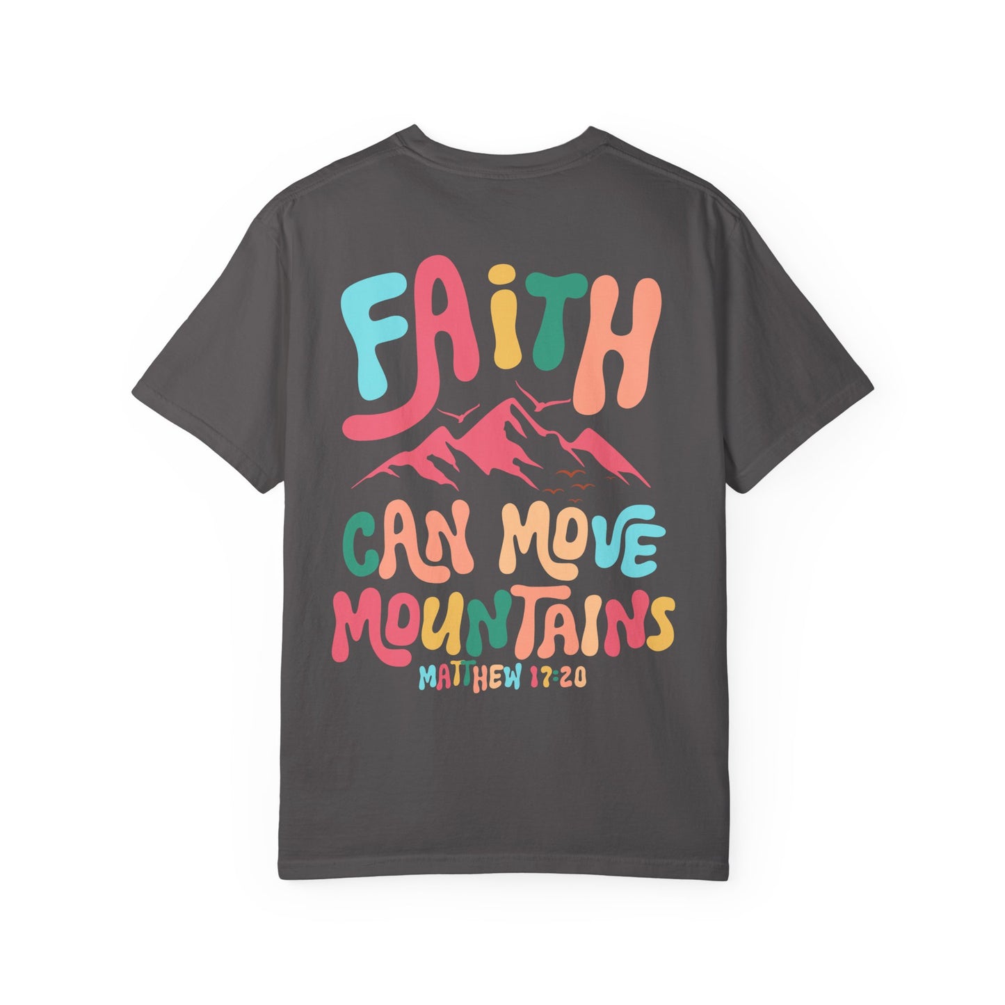 Beach Hippie Coffee Faith Can Move Mountains Tee