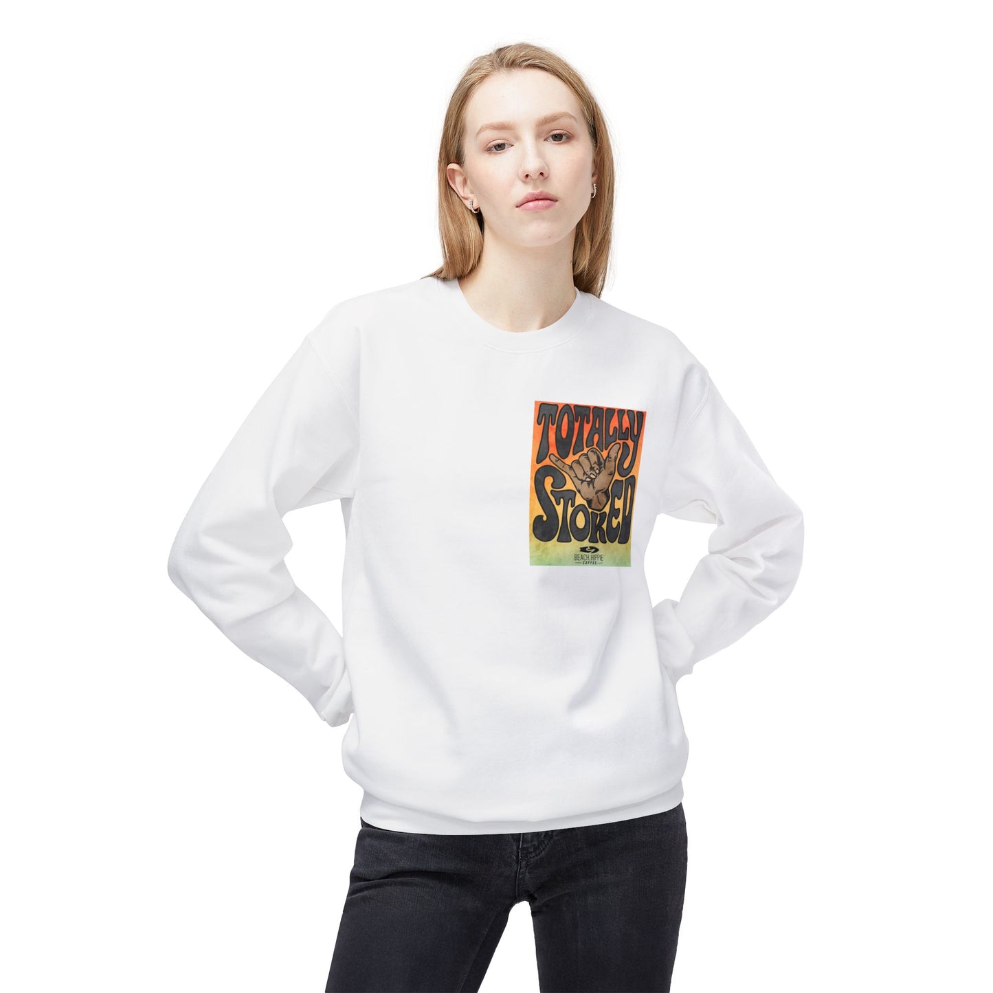 Totally Stoked Crewneck Sweatshirt