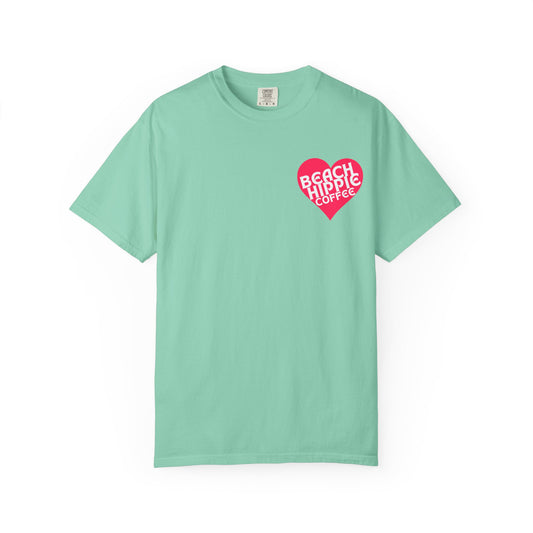 Beach Hippie Coffee T-Shirt - I Am Enough Graphic Tee
