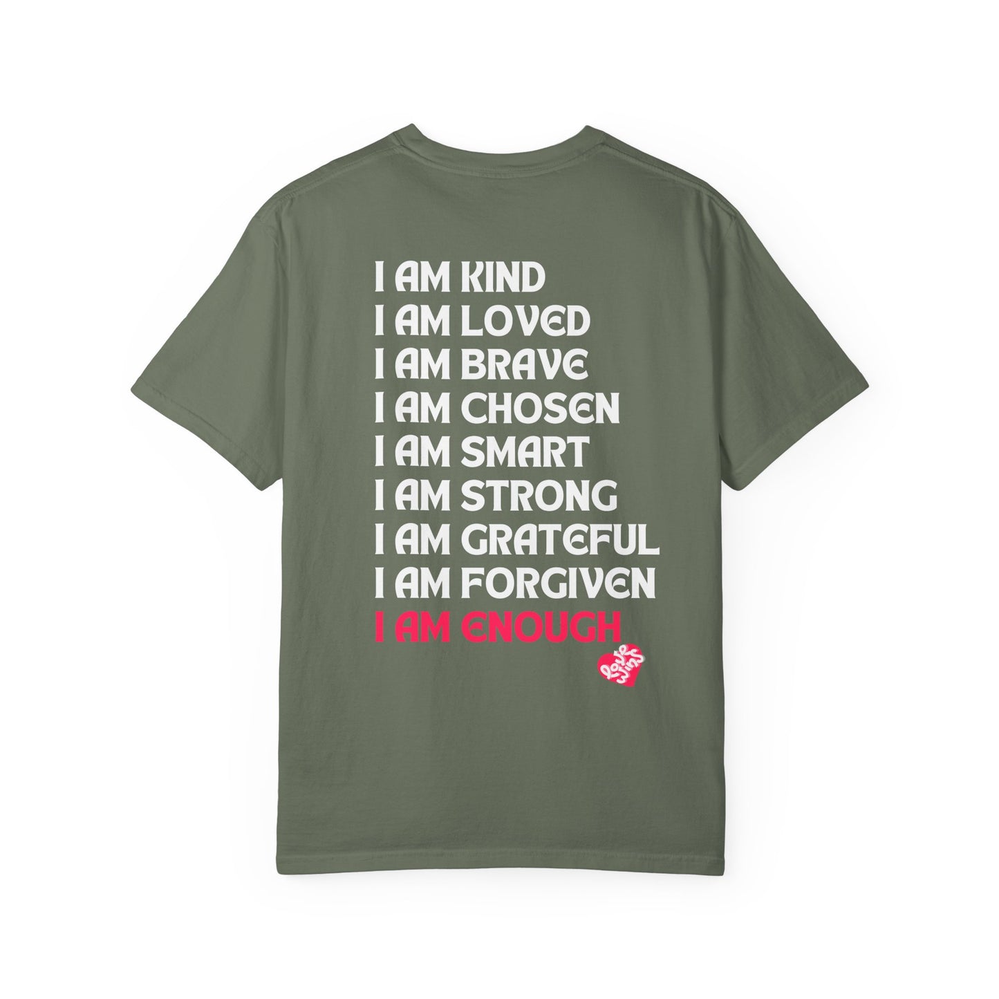 Beach Hippie Coffee T-Shirt - I Am Enough Graphic Tee