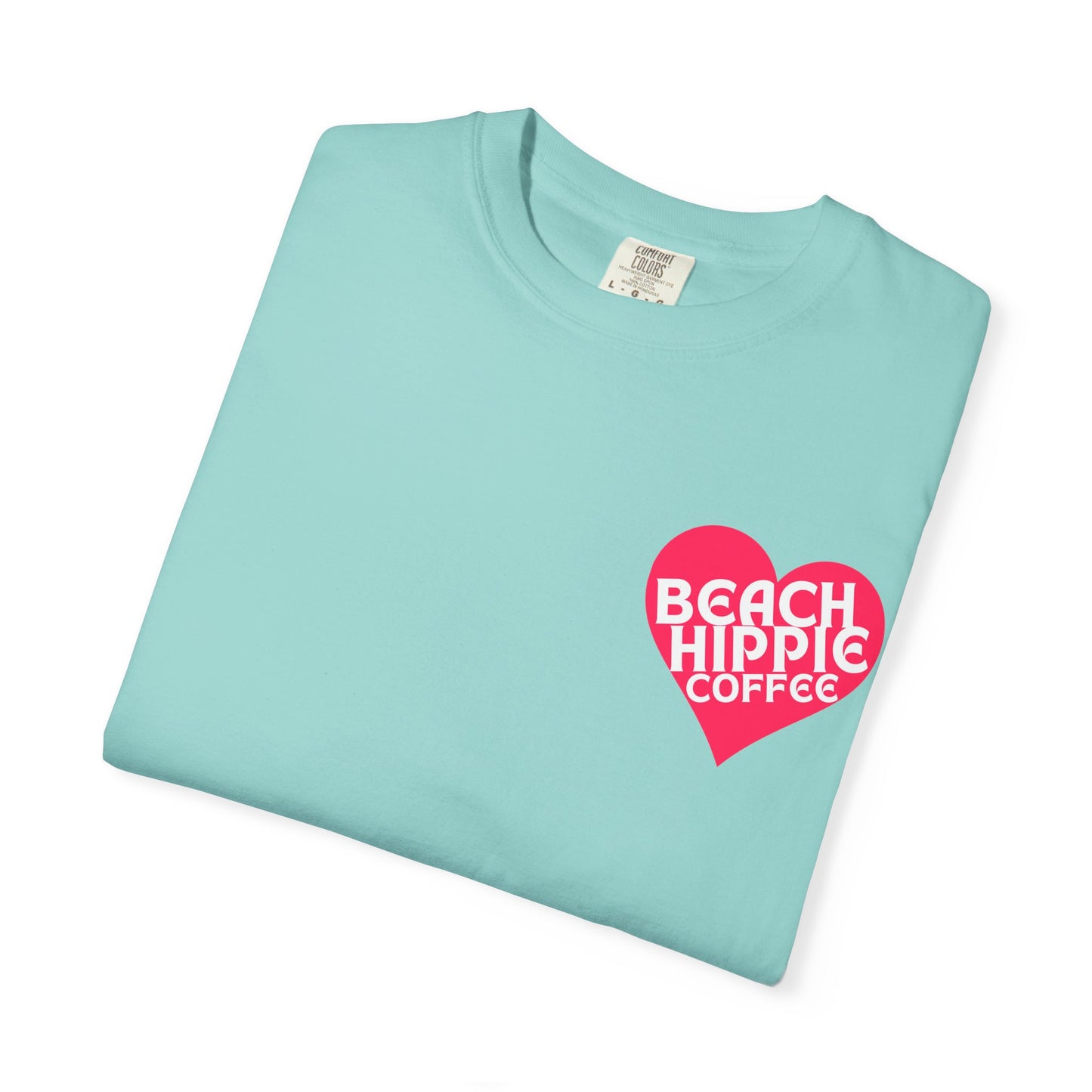 Beach Hippie Coffee T-Shirt - I Am Enough Graphic Tee