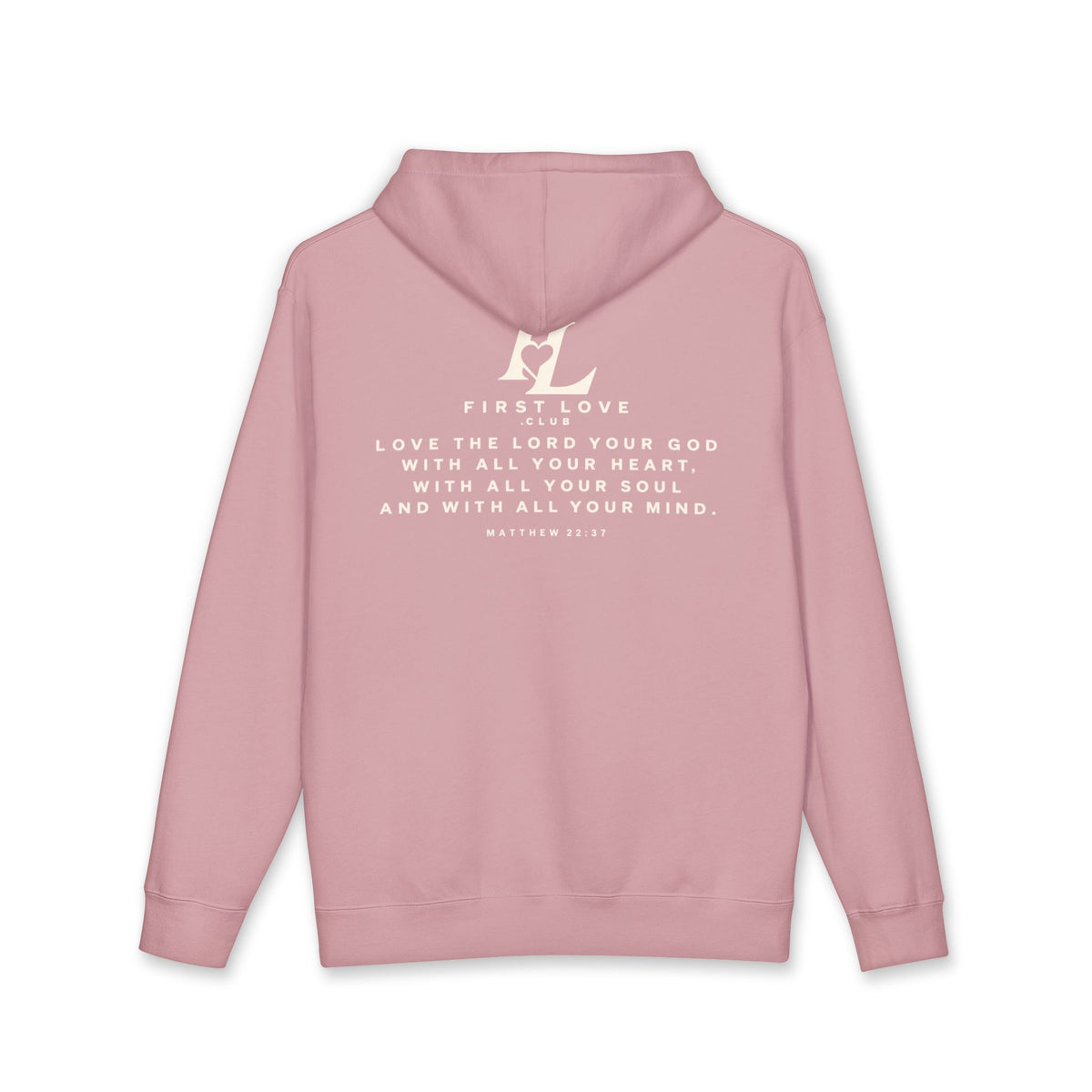 First Love Club Hoodie — Retro Monogram Pullover